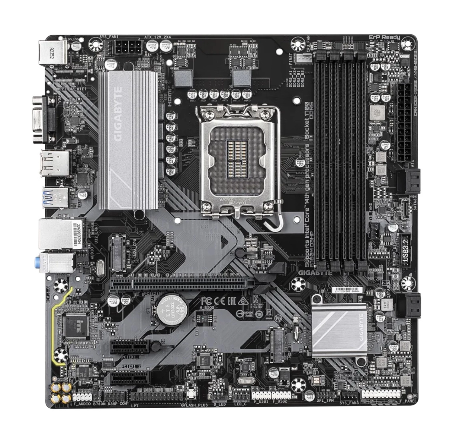 Gigabyte B760M 5600Mhz(Oc) Ddr5 1700 Pin Matx Anakart - Görsel 3
