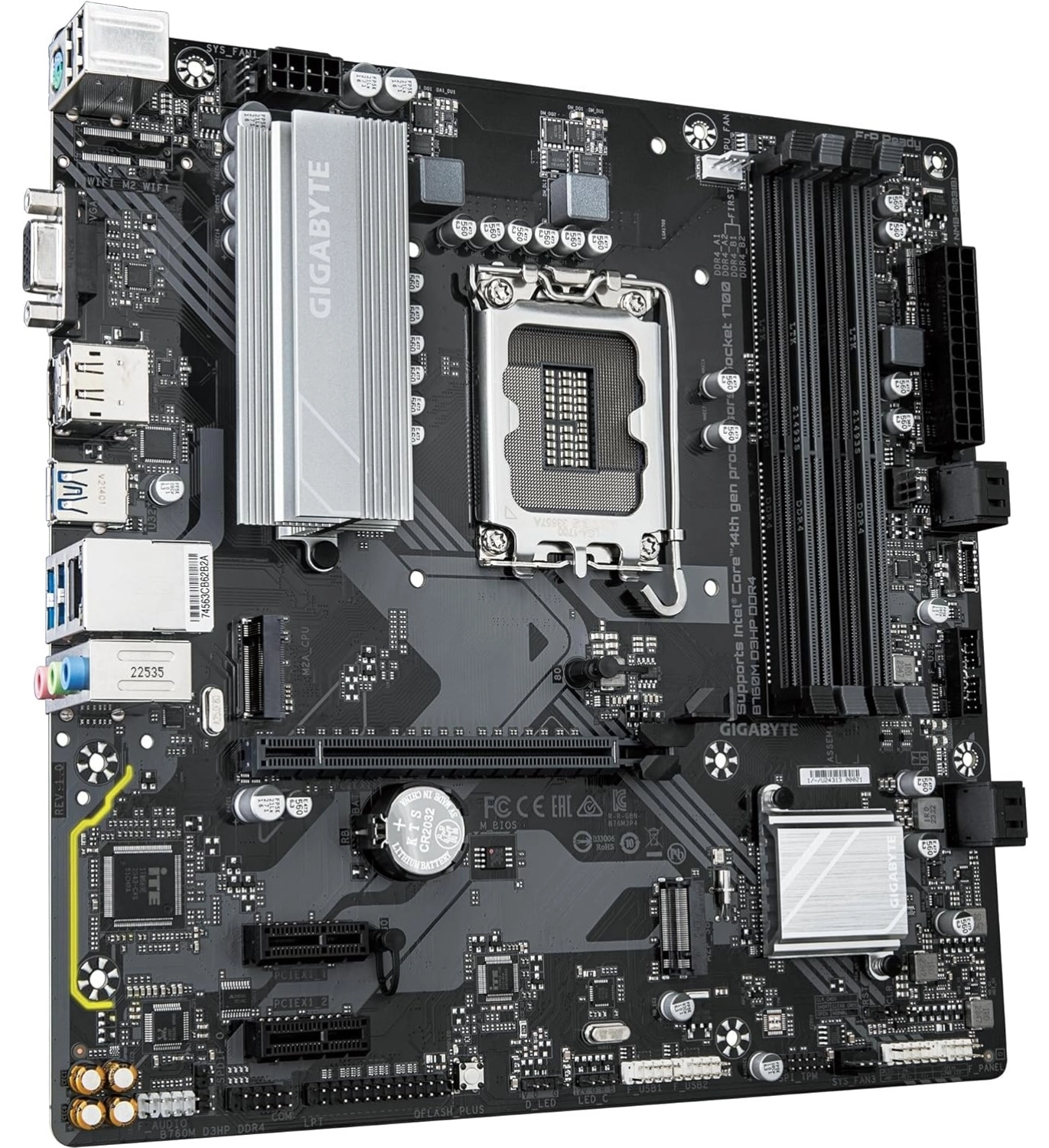 Gigabyte B760M D3Hp 128 Gb 5333 Mhz Ddr4 Intel B760 1700P Matx Anakart - Görsel 3