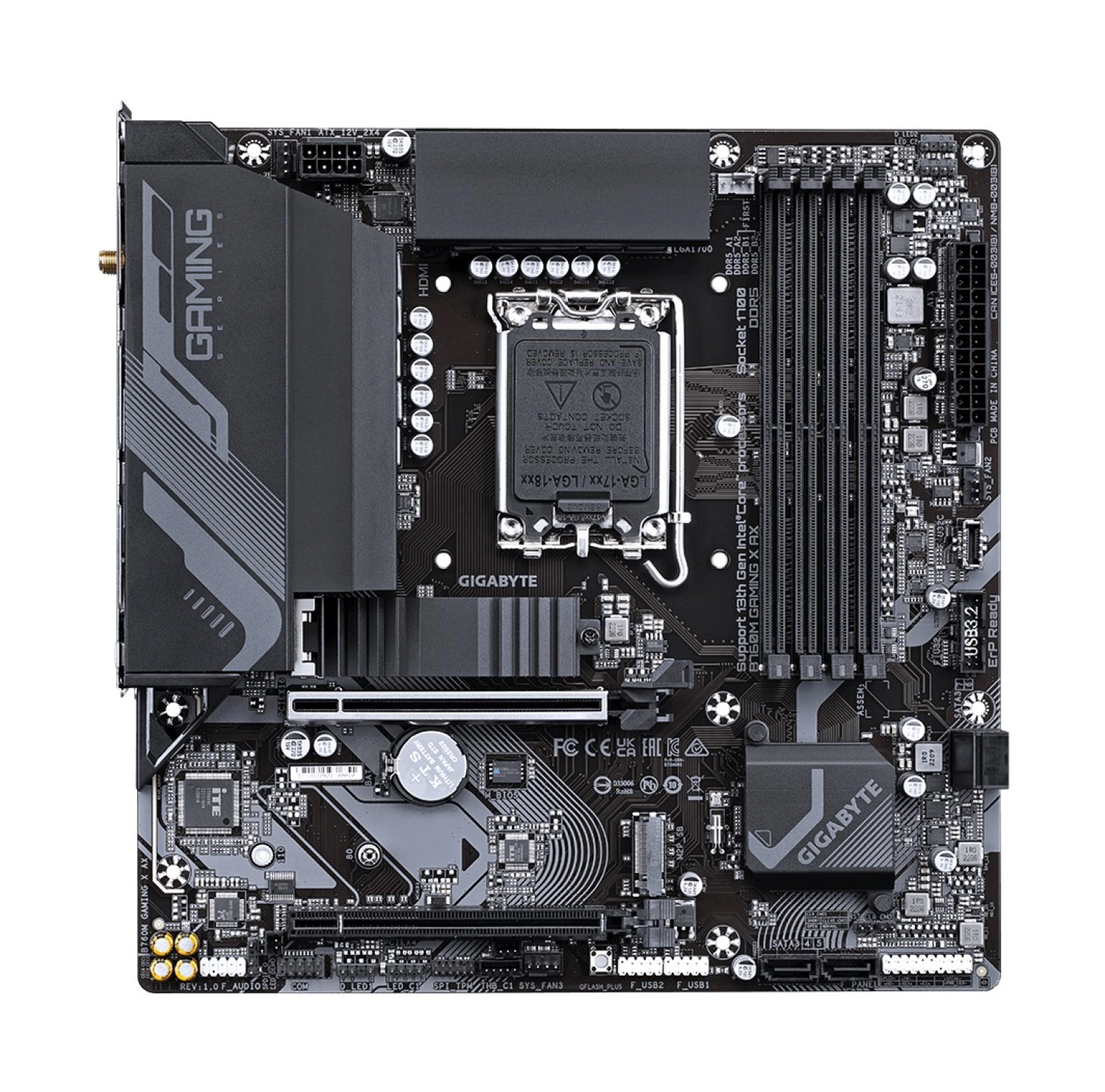 Gigabyte B760M Gaming X Ax Ddd5 1700P Microatx Anakart ürün görseli