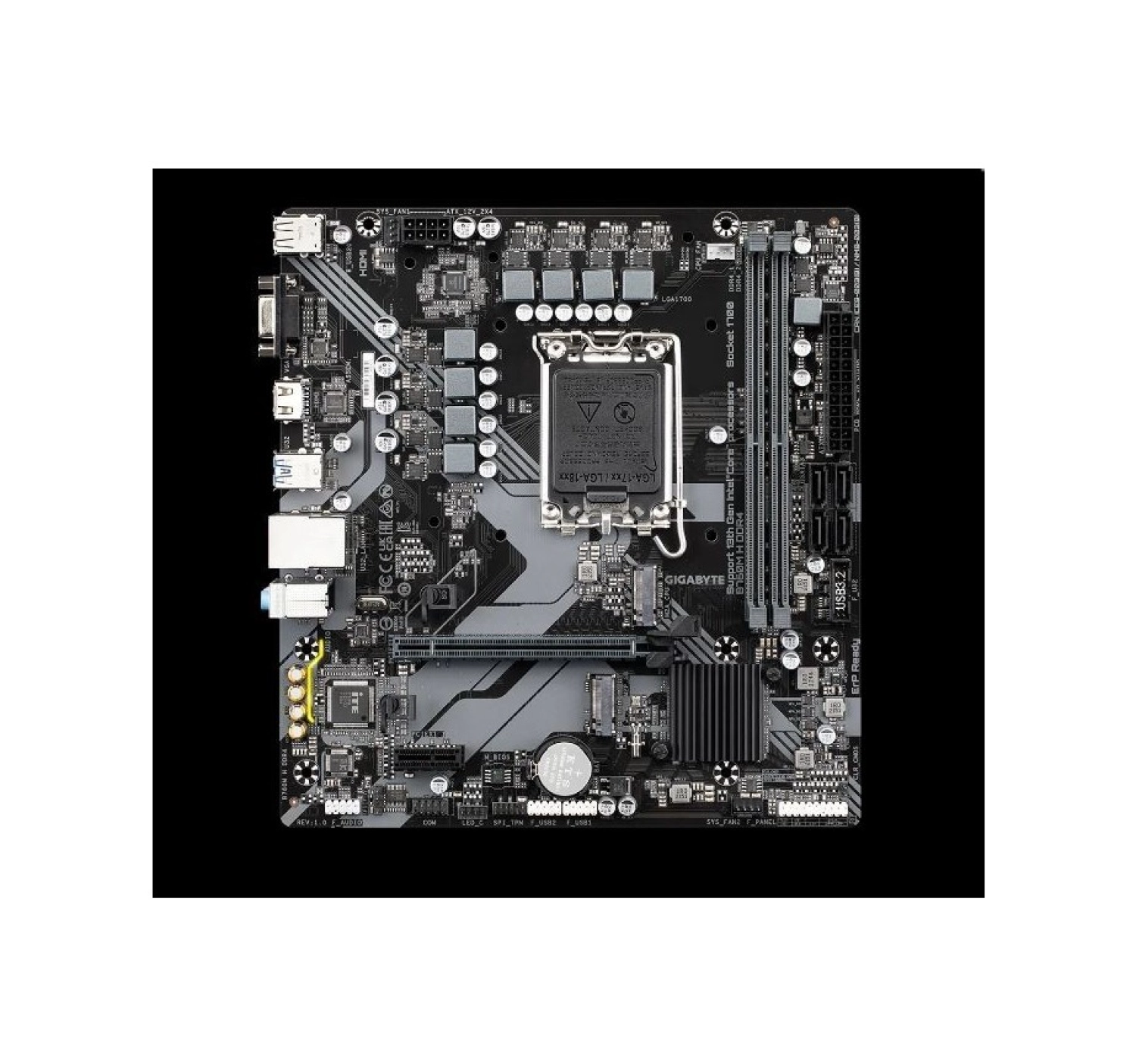 Gigabyte B760M H 5333 Mhz Ddr4 Micro-Atx Lga1700 Anakart - Görsel 2