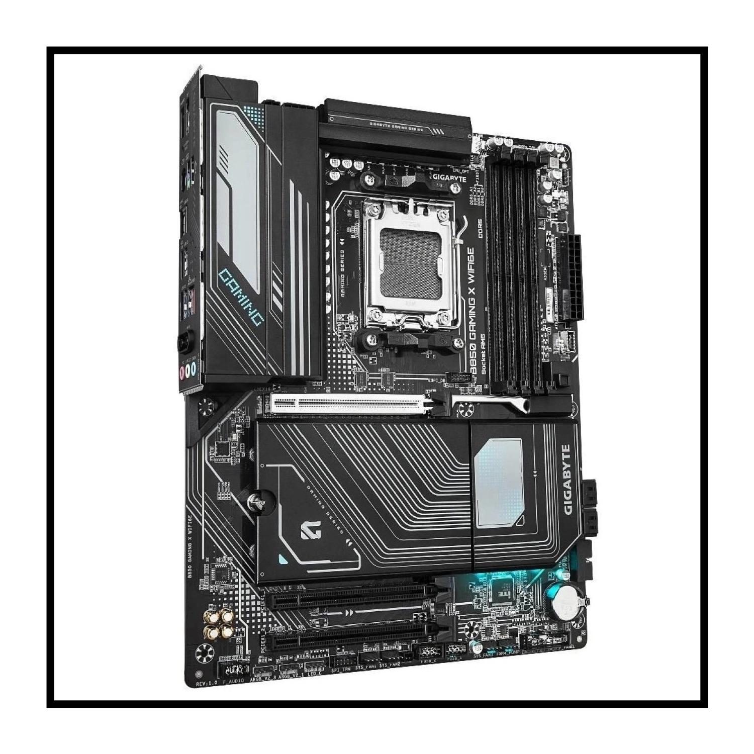 Gigabyte B850 Gaming X Wıfı6E, 4Xddr5, 3Xm.2, Dp, Hdmı, Type-C, Wi-Fi6E, Bluetooth 5.3, Am5 Soket Gaming Anakart - Görsel 3