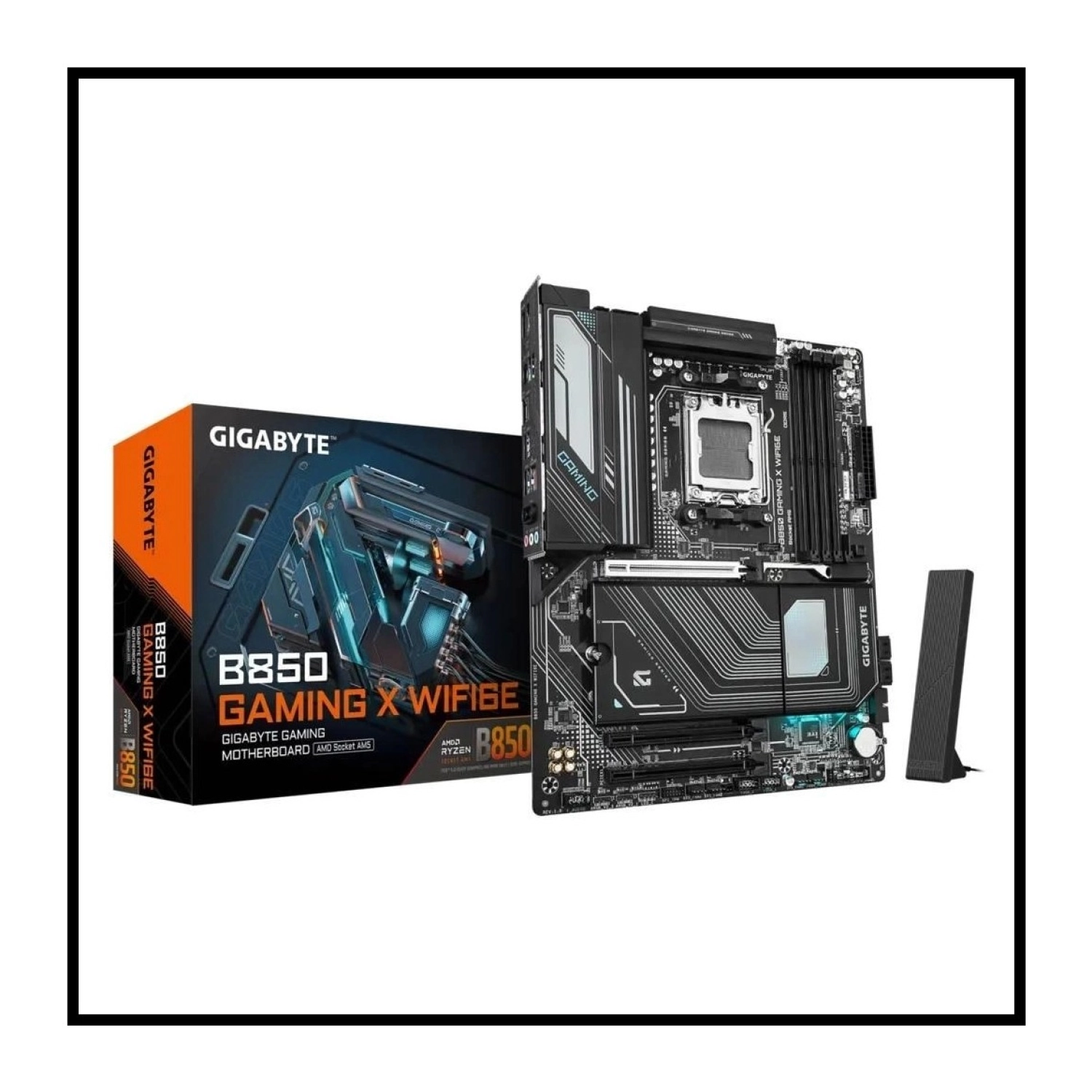 Gigabyte B850 Gaming X Wıfı6E, 4Xddr5, 3Xm.2, Dp, Hdmı, Type-C, Wi-Fi6E, Bluetooth 5.3, Am5 Soket Gaming Anakart ürün görseli