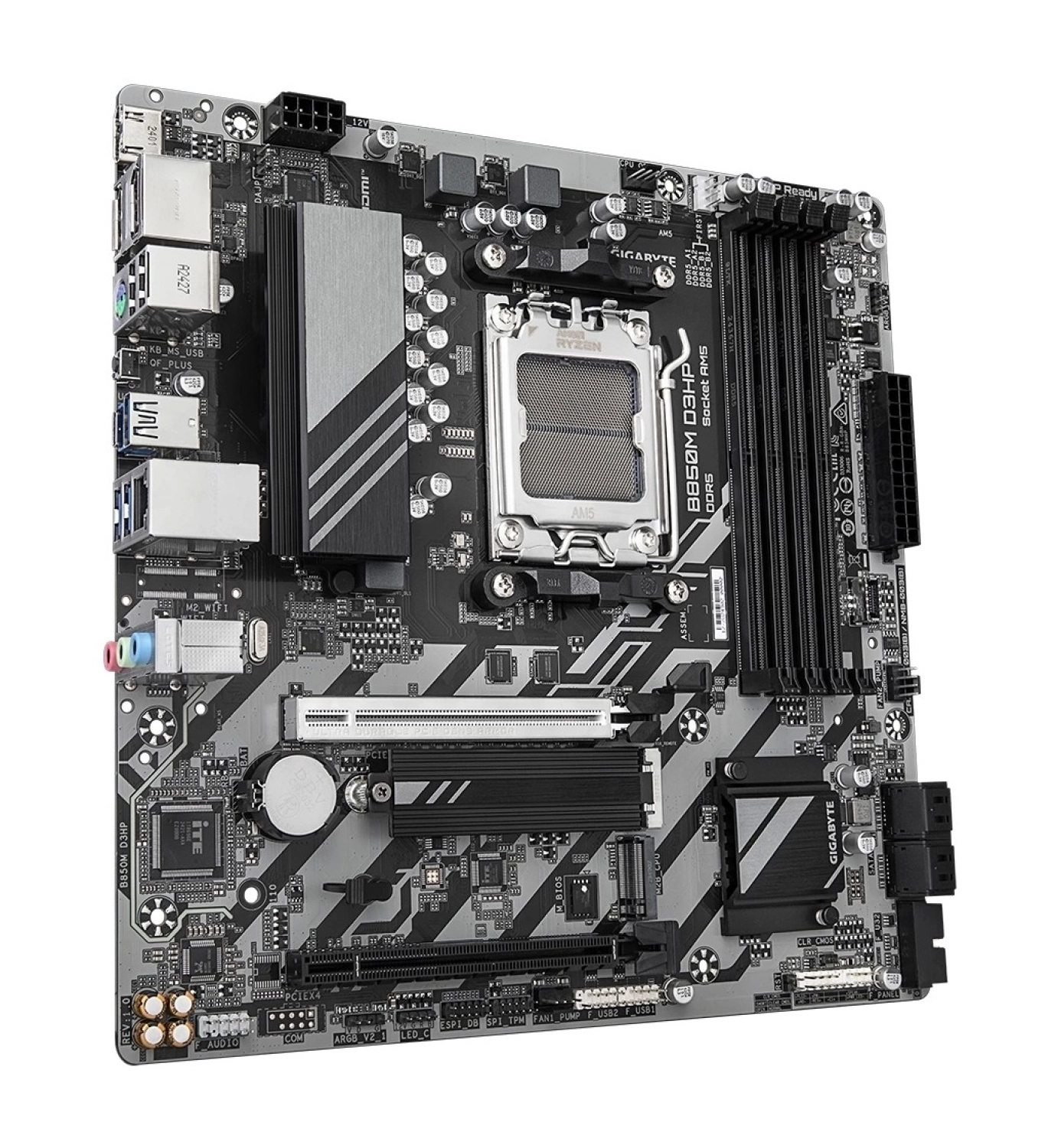 Gigabyte B850M D3Hp Ddr5 8200Mhz (Oc) M.2 Am5 Matx Anakart - Görsel 3