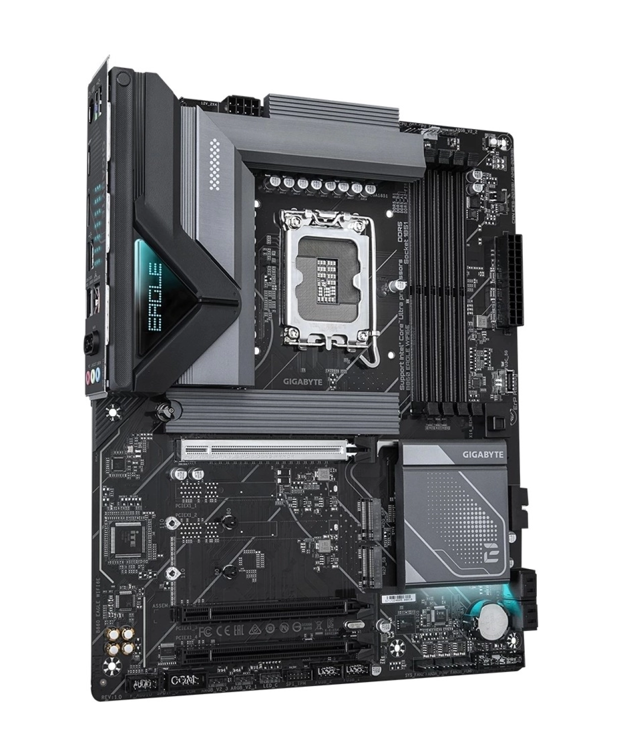 Gigabyte B860 Eagle Wifi6E Ddr5 9066 (Oc) M.2 1851P Atx Anakart - Görsel 3
