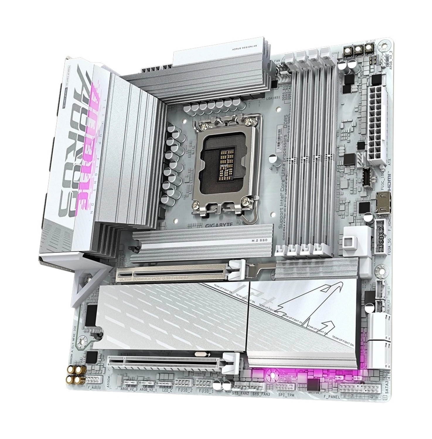 Gigabyte B860M Aorus Elite Wifi6E Ice Ddr5 9200Mhz (Oc) M.2 1851P Matx Anakart - Görsel 4