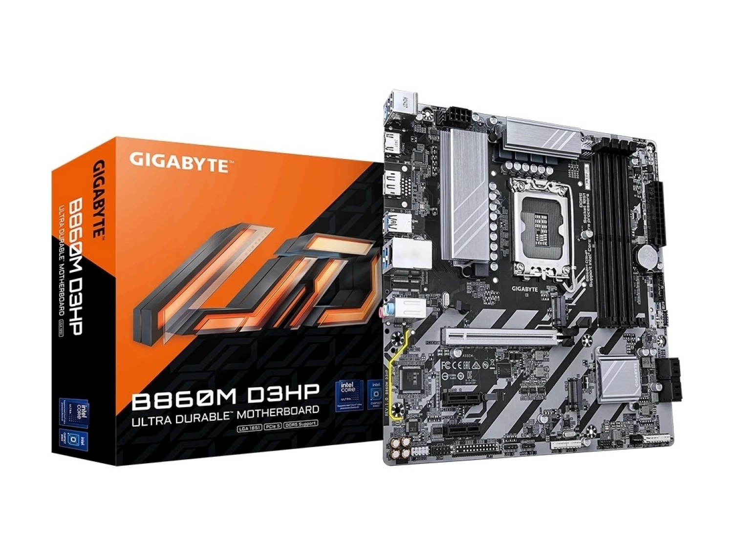 Gigabyte B860M D3Hp Ddr5 9066Mhz (Oc) M.2 1851P Matx Anakart ürün görseli
