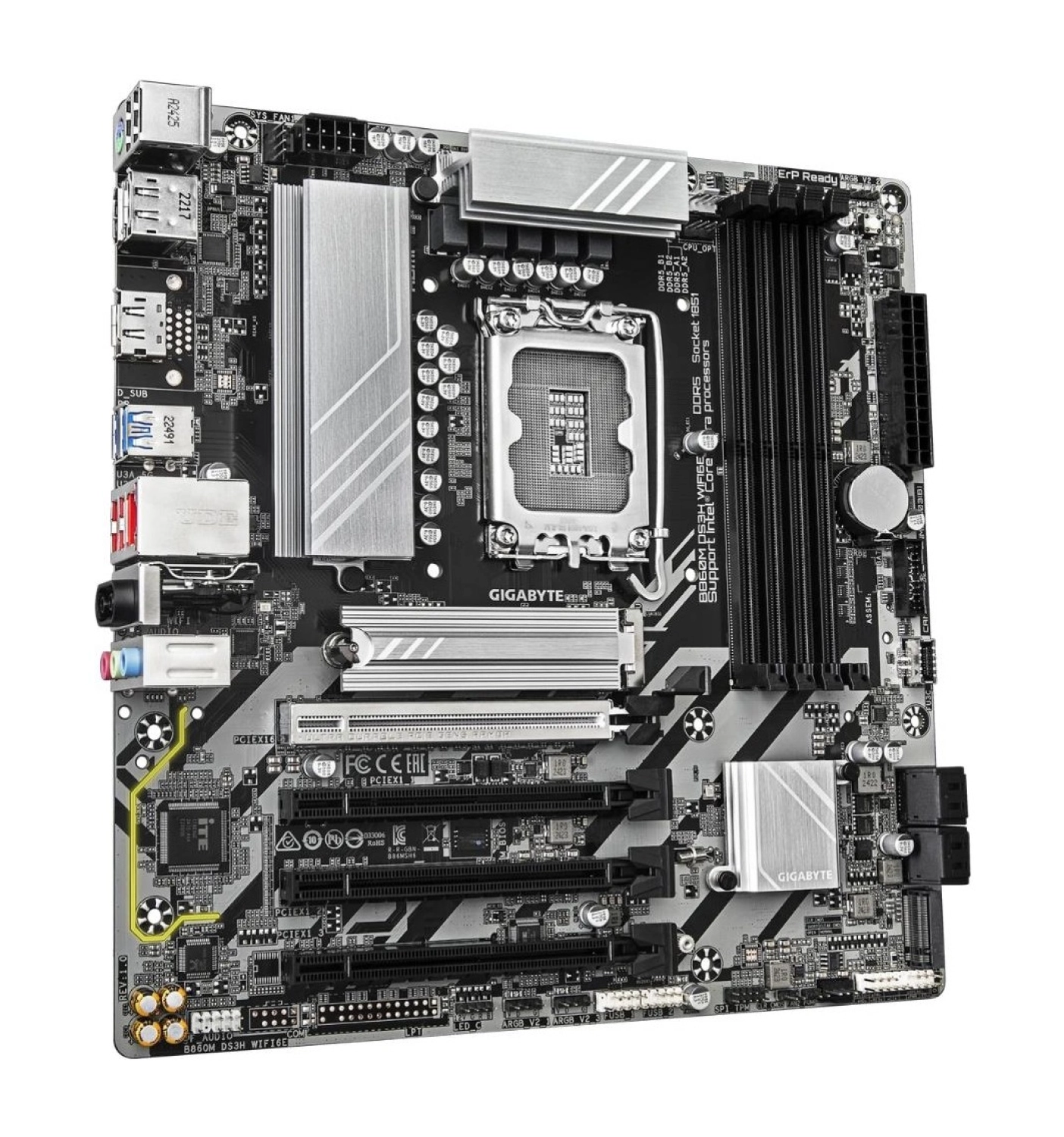 Gigabyte B860M Ds3H Wifi6E Ddr5 9066Mhz (Oc) M.2 1851P Matx Anakart - Görsel 3