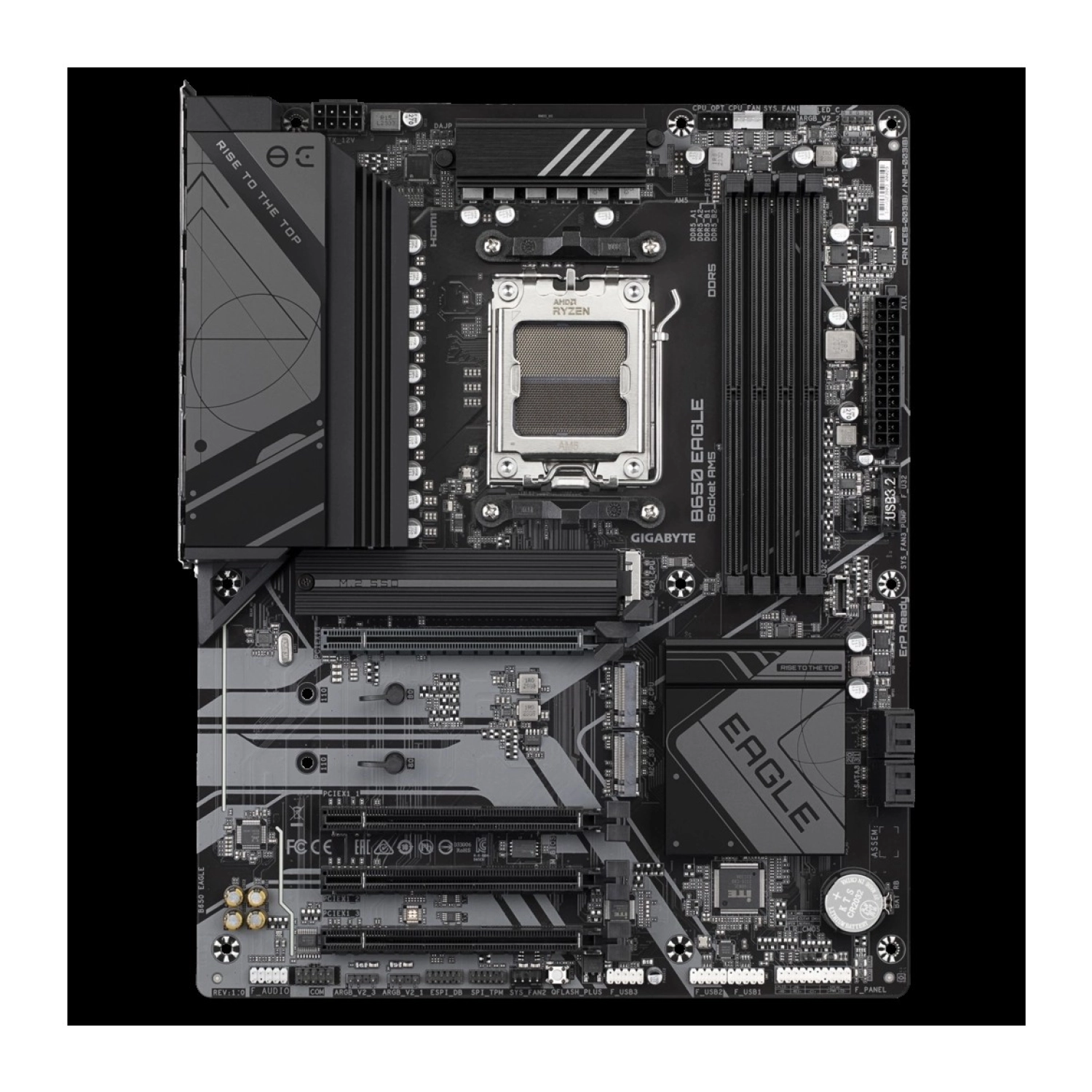 Gigabyte Eagle Amd B650 7600 Mhz 4Xddr5, Am5 Soket Atx Gaming Anakart - Görsel 2
