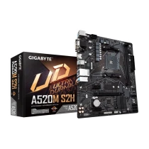 Gigabyte Ga-A520M-S2H Amd A520 5100Mhz (O.c.) Nvme 3.0 Ddr4 Soket Am4 Matx Anakart