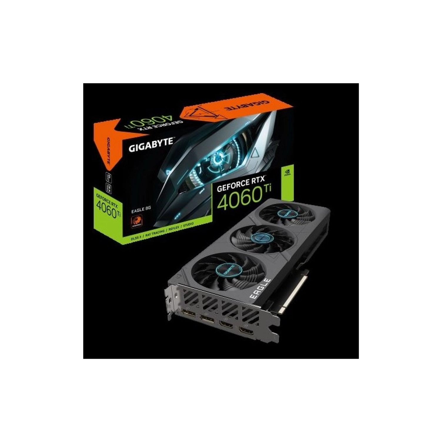 Gigabyte Geforce Rtx 4060 Ti Eagle Oc 8Gb Gddr6 Dlss 3 128 Bit Ekran Kartı ürün görseli