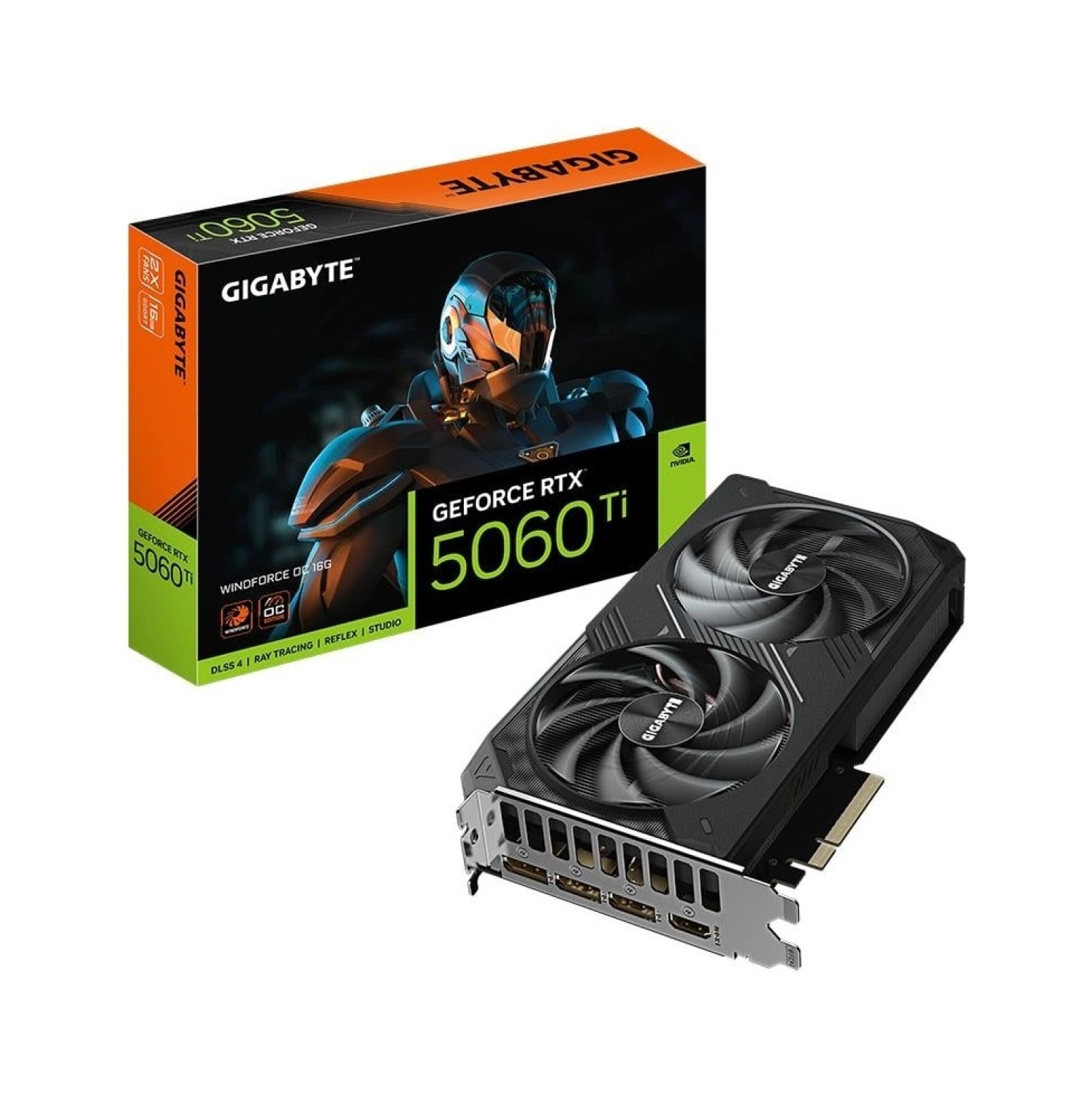 Gigabyte Geforce Rtx 5060 Tı Wındforce Oc 16Gb Gddr7 128Bit Dlss 4 Ekran Kartı ürün görseli