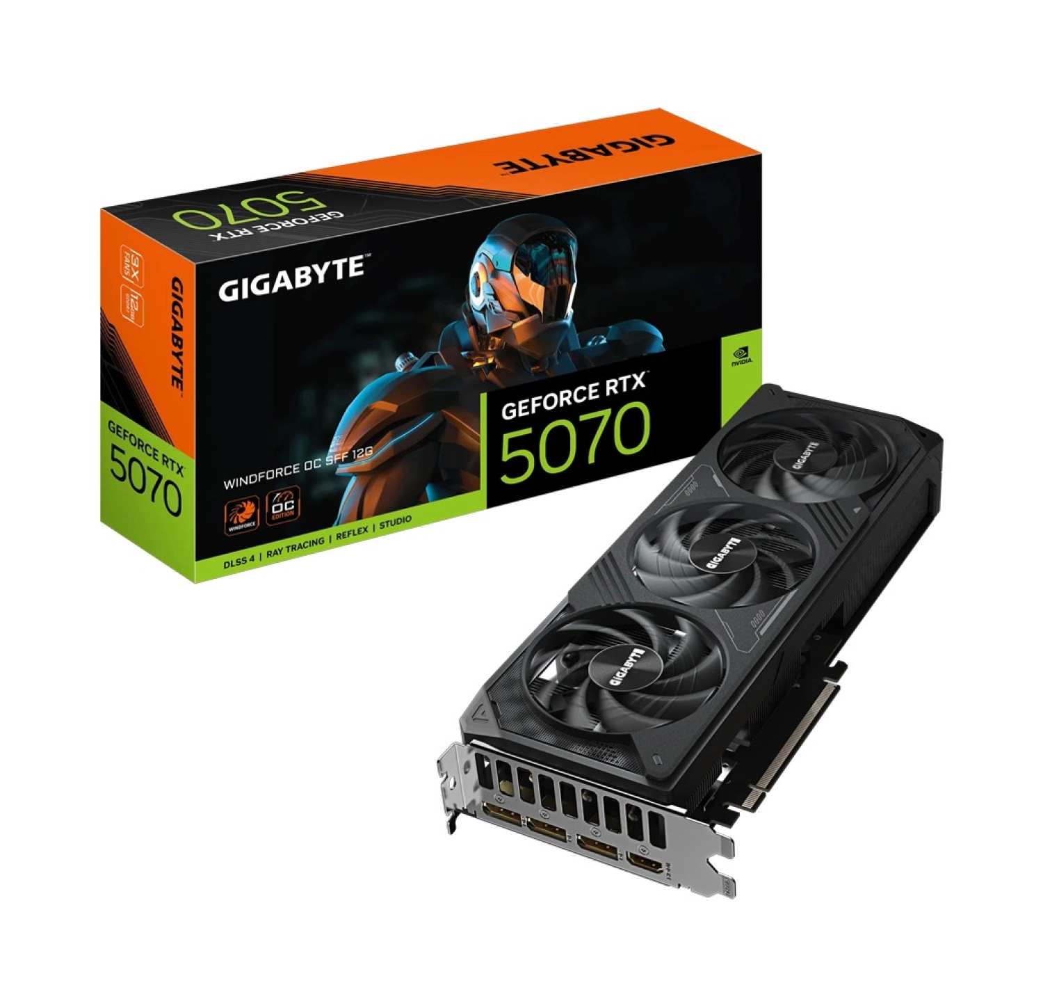Gigabyte Geforce Rtx 5070 Windforce Sff 12Gb Dlss4 256 Bit Gddr7 Ekran Kartı ürün görseli