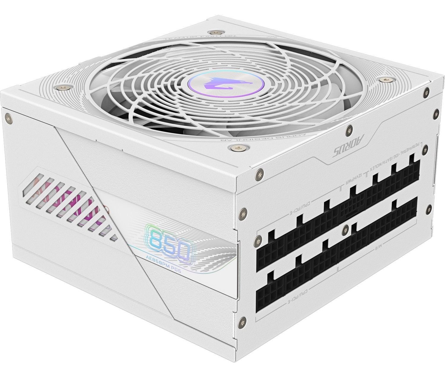 Gigabyte Gp-Ae850Pm Pg5 Ice 850 W 80+ Gold Full Modüler 120Mm Fan Power Supply - Görsel 2