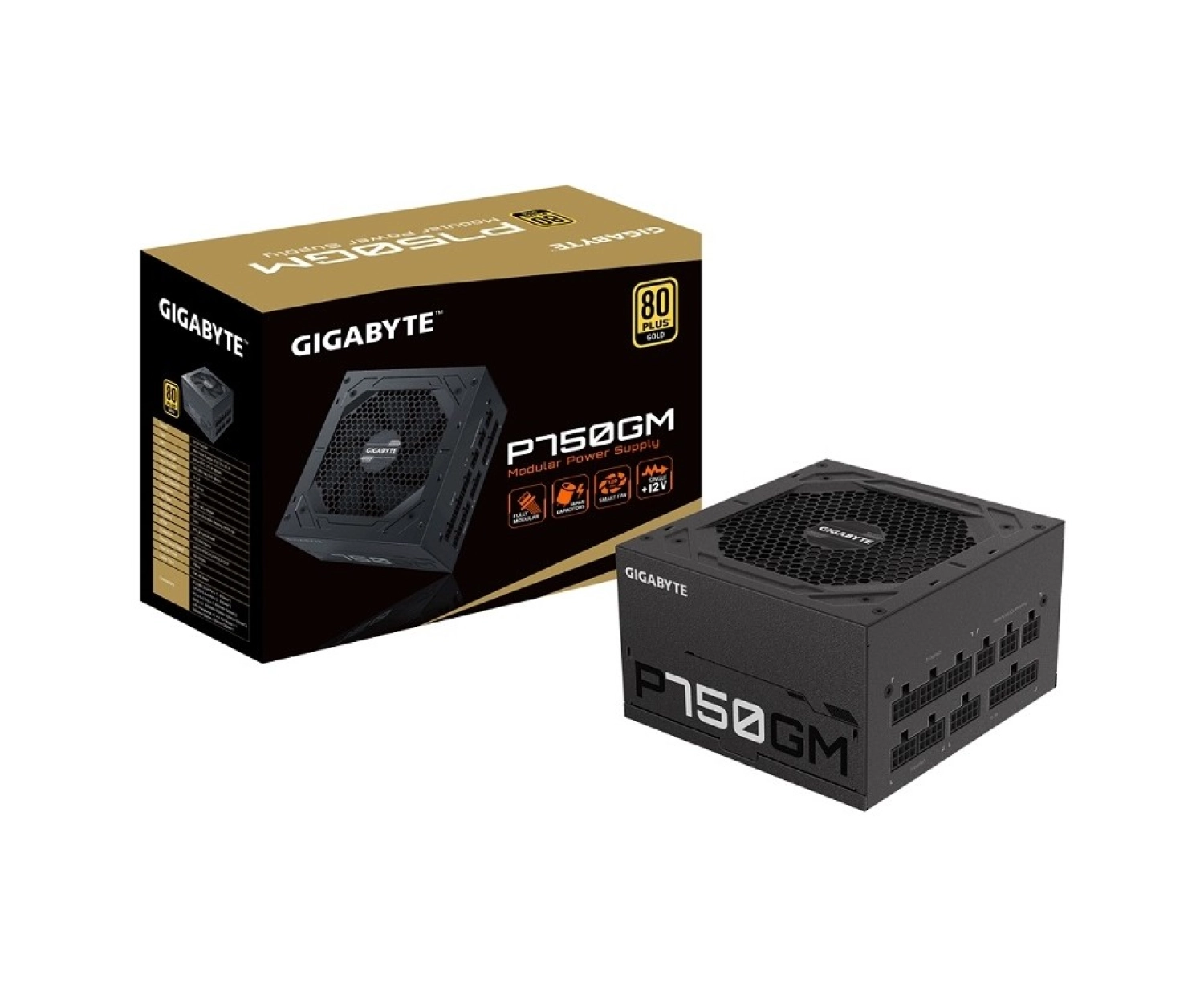 Gigabyte Gp-P750Gm80 750W 80+ Gold 12 Cm Fanlı Modüler Power Supply - Görsel 2