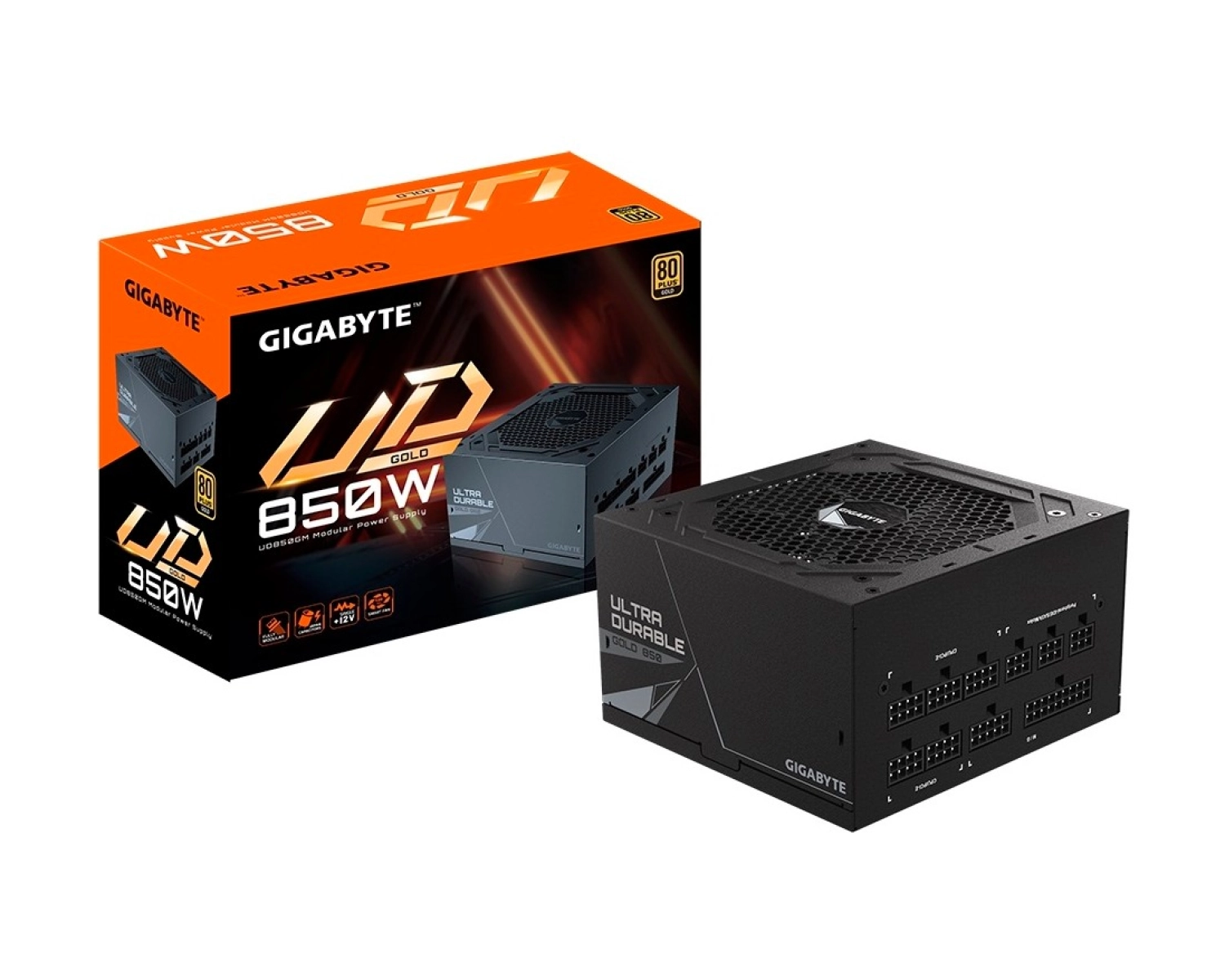 Gigabyte Gp-Ud850Gm 850W 80+ Gold Modüler Ultra Dayanıklı Güç Kaynağı ürün görseli