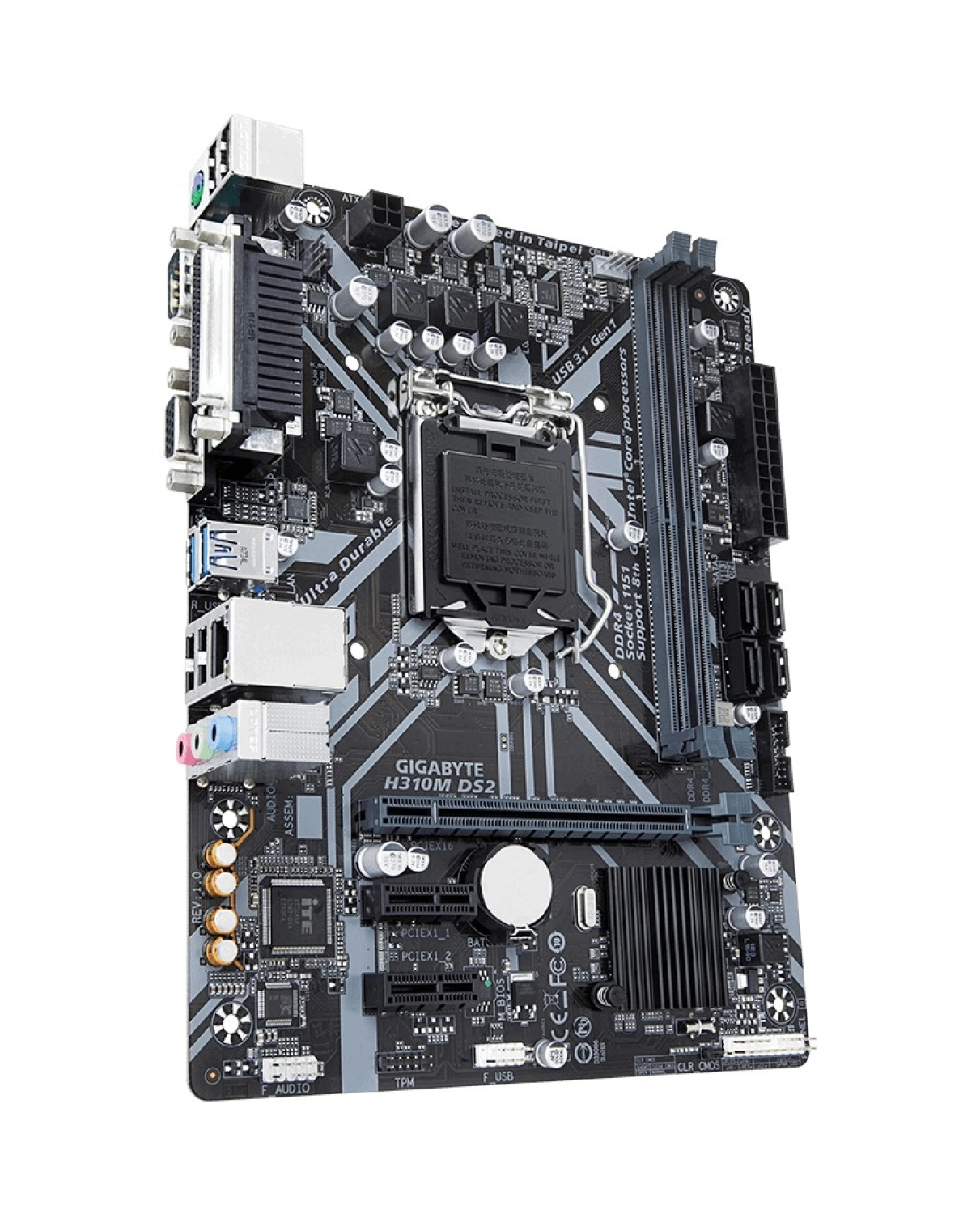Gigabyte H310M Ds2 2.0 Intel H310 Express 2133Mhz Ddr4 1151Pin Matx Anakart ürün görseli