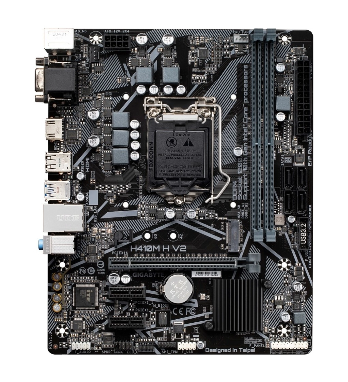 Gigabyte H410M S2 V2 2933Mhz 1200P Sata M2 Ddr4 Anakart ürün görseli