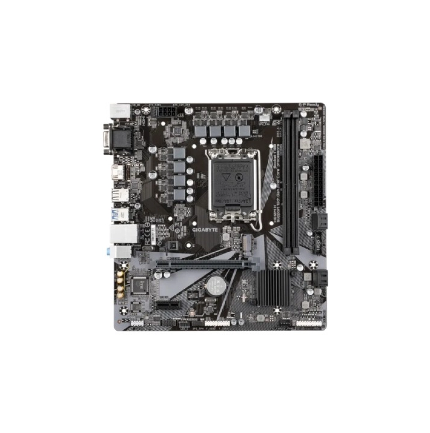 Gigabyte H610M-H Intel® H610 Motherboard Ddr5 With 6+1+1 Hybrid Phases Digital Vrm Design Pcıe - Görsel 3