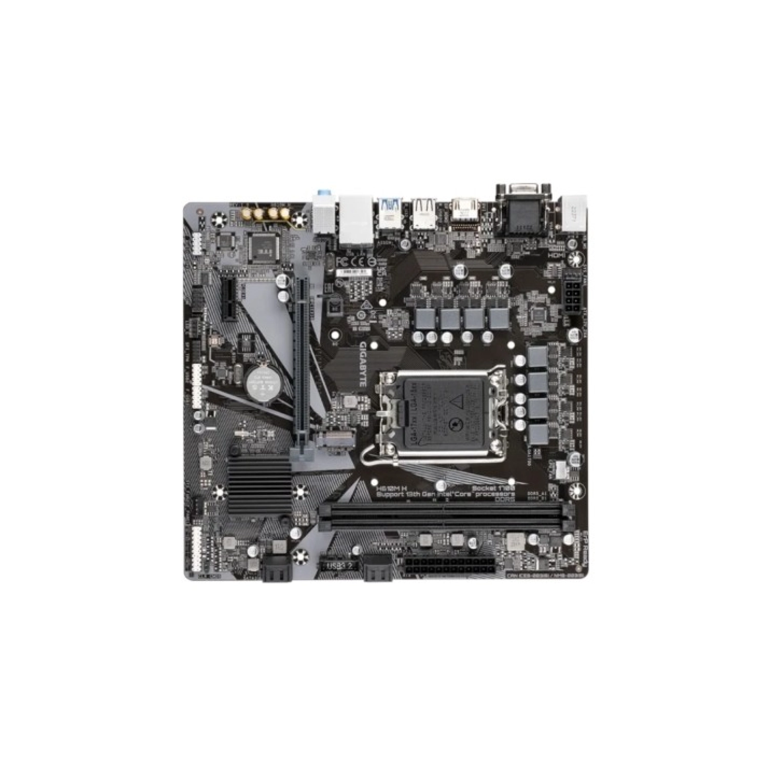 Gigabyte H610M-H Intel® H610 Motherboard Ddr5 With 6+1+1 Hybrid Phases Digital Vrm Design Pcıe - Görsel 4