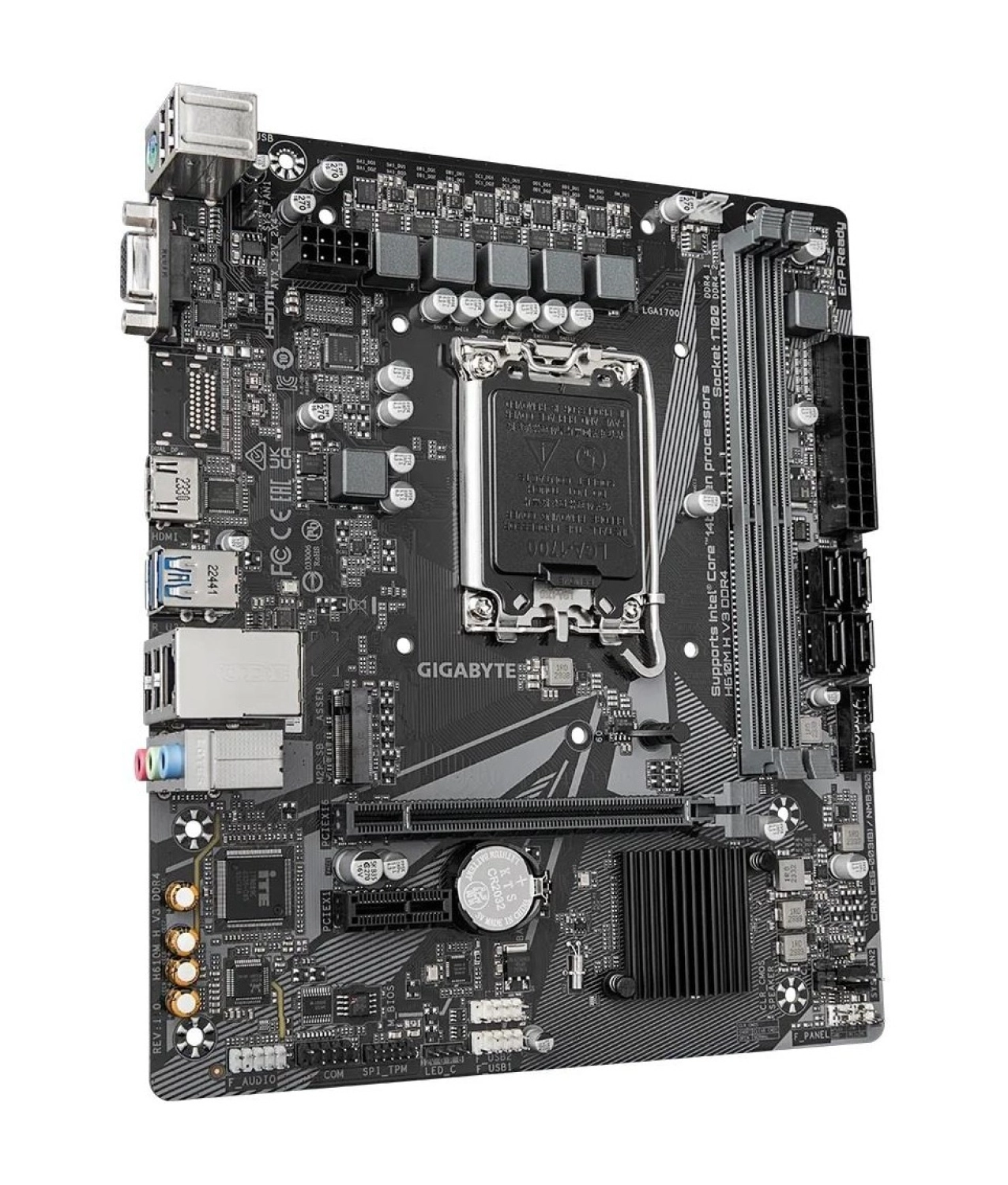 Gigabyte H610M H V3 D4 1700P Vga Hdmi Usb3.2 - Görsel 3