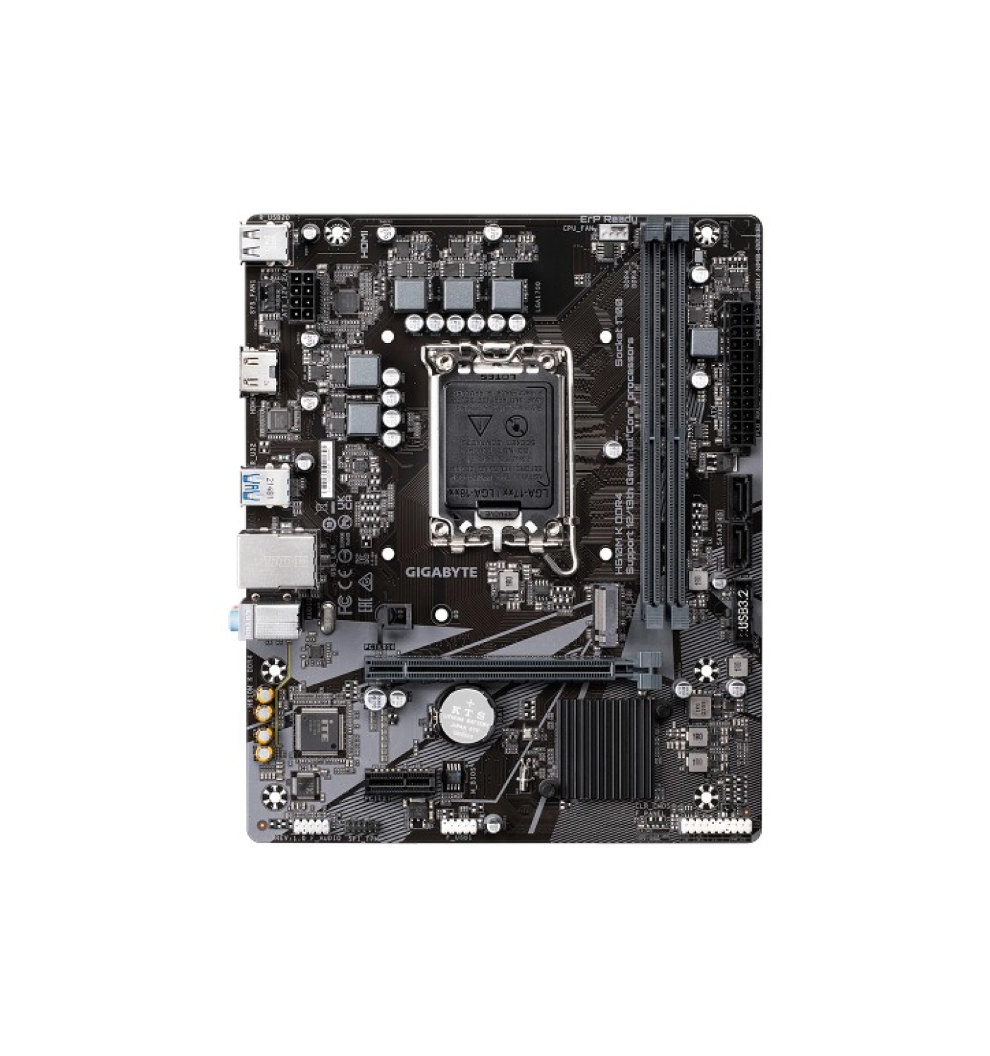 Gigabyte H610M K Rev.1.0 2Xddr4 M.2 Hdmi 12-13.Nesil Lga1700 Soket, Anakart - Görsel 2