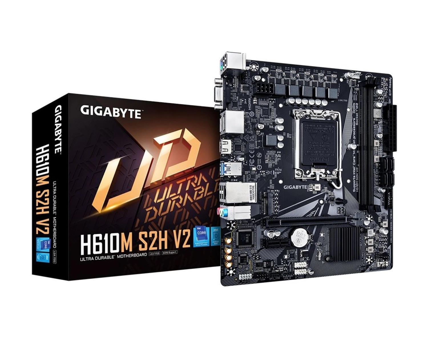 Gigabyte H610M S2H V2 D5 1700P Anakart ürün görseli