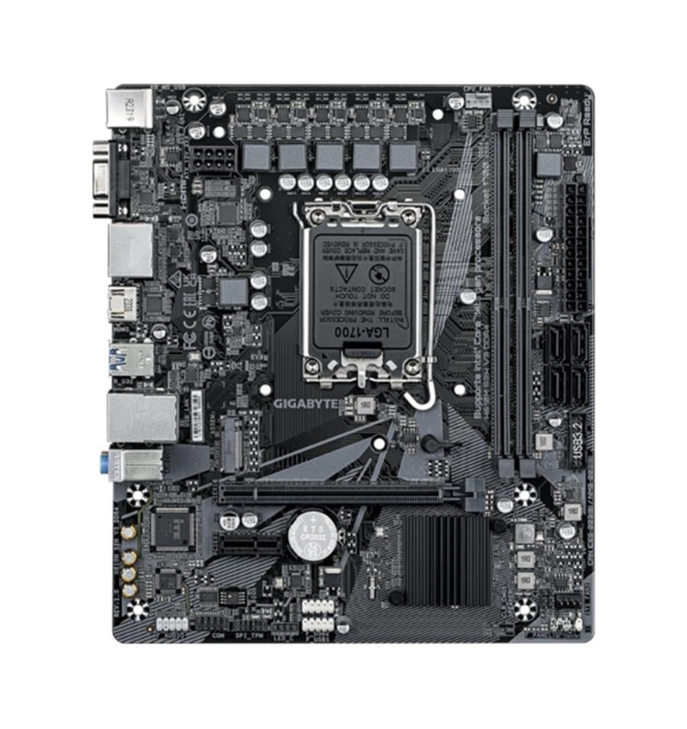Gigabyte H610M-S2H-V2-Ddr4 3200Mhz 1Xvga 1Xdvı 1Xm.2 Usb 3.2 Matx 1700P (13. Ve 12.Nesil Işlemci Uyumlu) - Görsel 2
