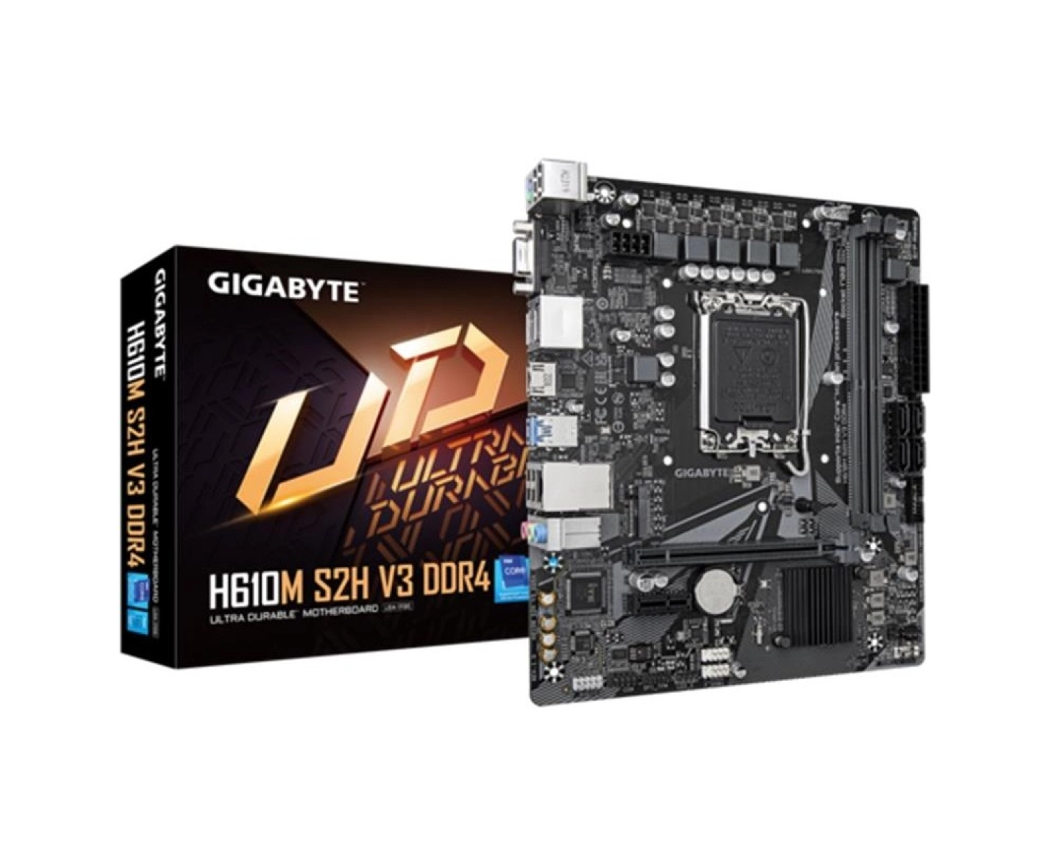 Gigabyte H610M-S2H-V3-Ddr4 3200Mhz 1Xvga 1Xhdmı 2Xdp 1Xm.2 Usb 3.2 Matx 1700P (12./13.Ve 14.Nesil Işlemci Uyumlu) ürün görseli