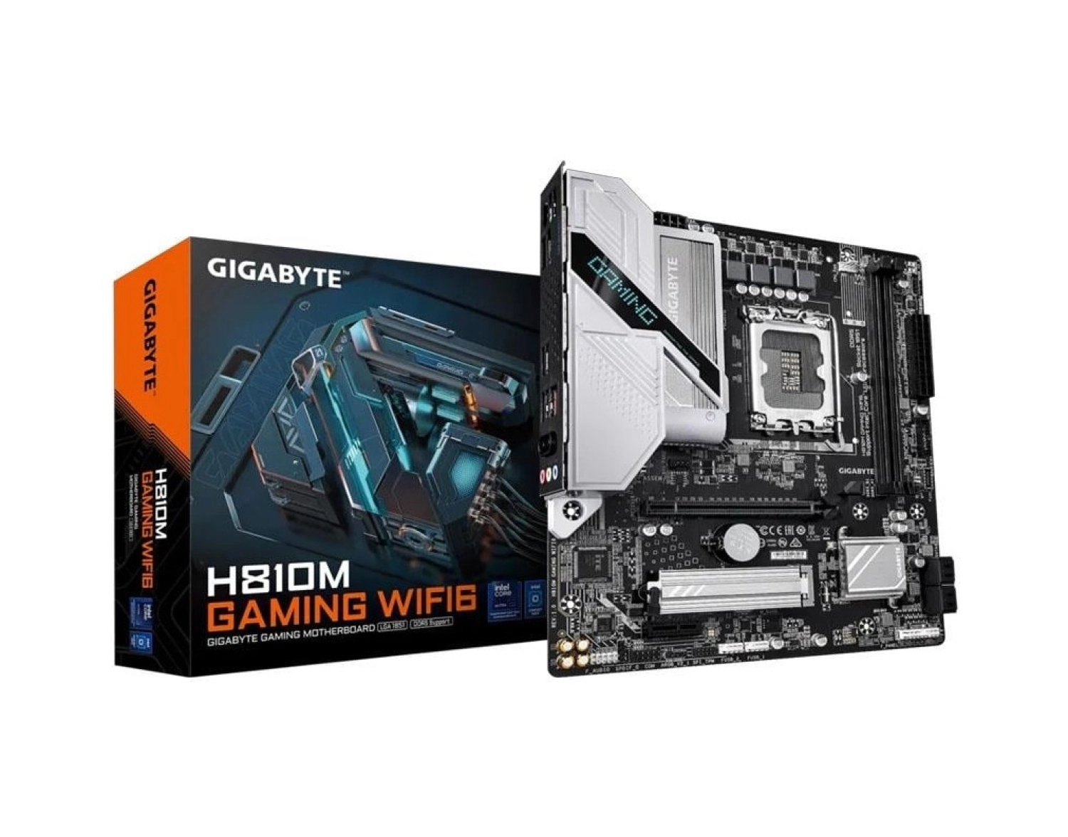 Gigabyte H810M Gaming Wıfı6 Intel H810M Soket 1851 Ddr5 6400Mhz(Oc) M.2 Anakart ürün görseli