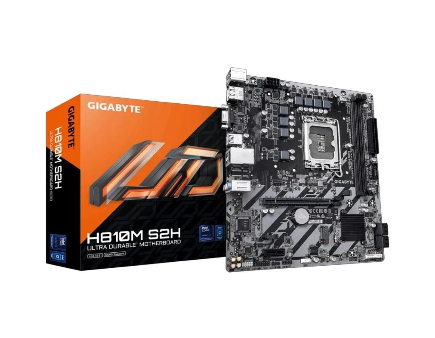 Gigabyte H810M S2H Intel H810M Soket 1851 Ddr5 6400Mhz(Oc) M.2 Anakart ürün görseli