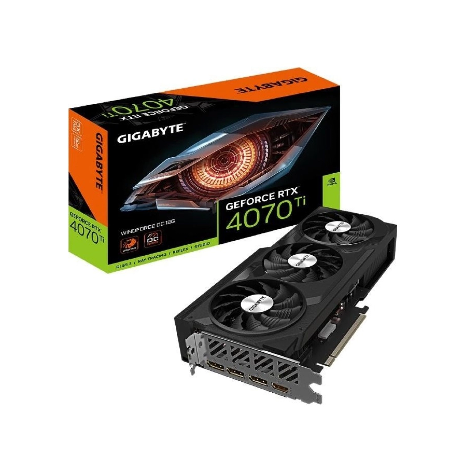 Gigabyte Vga Geforce Rtx™ 4070 Eagle Oc 12Gb, 192 Bit, Gddr6, Hdmi Ekran Kartı - Gv-N407Teagle Oc-12Gd ürün görseli