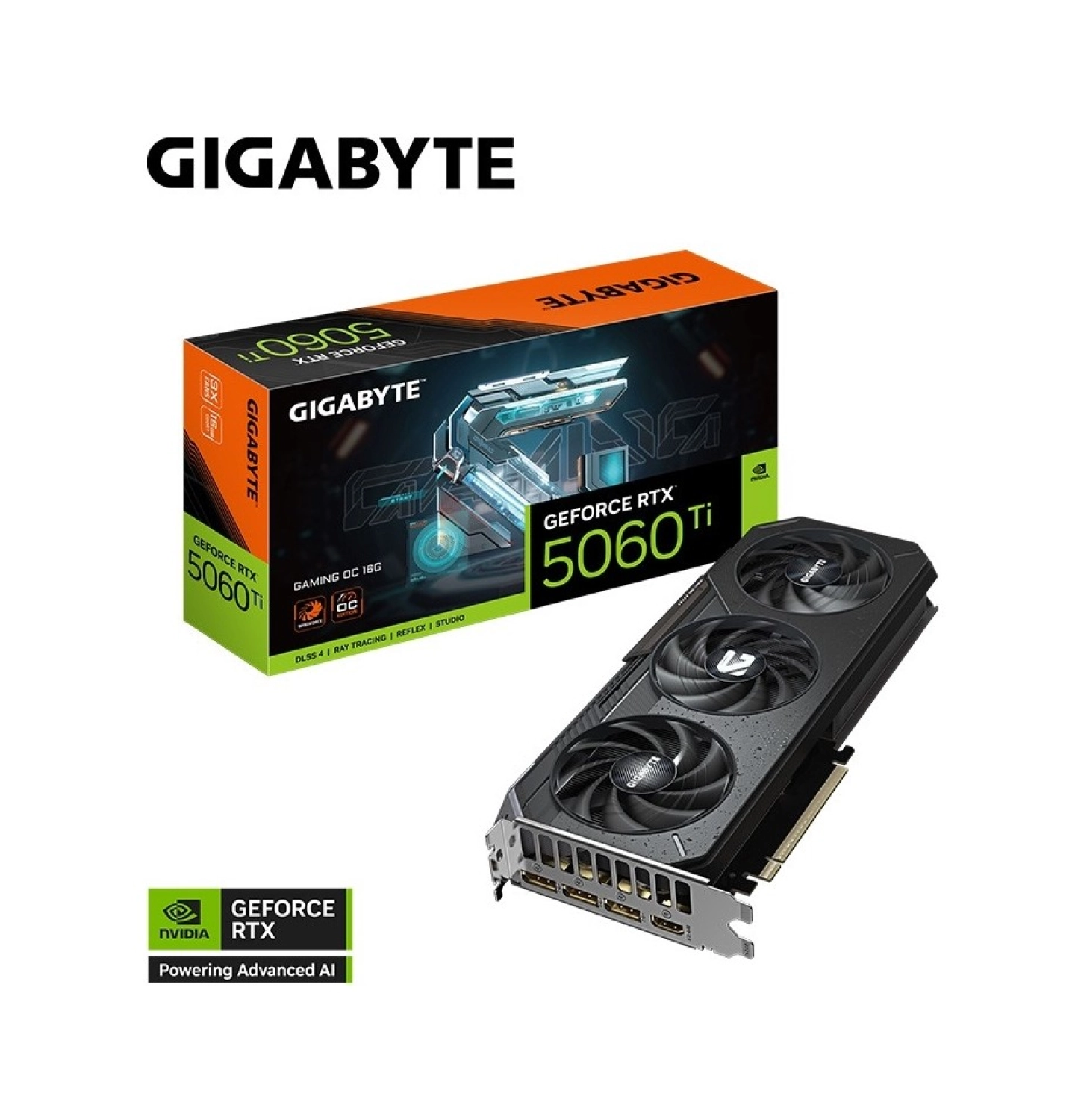 Gigabyte Vga Geforce Rtx™ 5060 Ti Gaming Oc 16Gb, 128 Bit, Gddr7, Hdmi Ekran Kartı - Gv-N506Tgaming Oc-16Gd ürün görseli