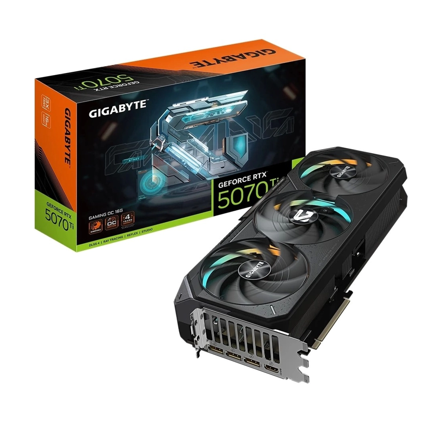 Gigabyte Vga Geforce Rtx™ 5070 Ti Gaming Oc 16Gb, 256 Bit, Gddr7, Hdmi Ekran Kartı - Gv-N507Tgaming Oc-16Gd ürün görseli