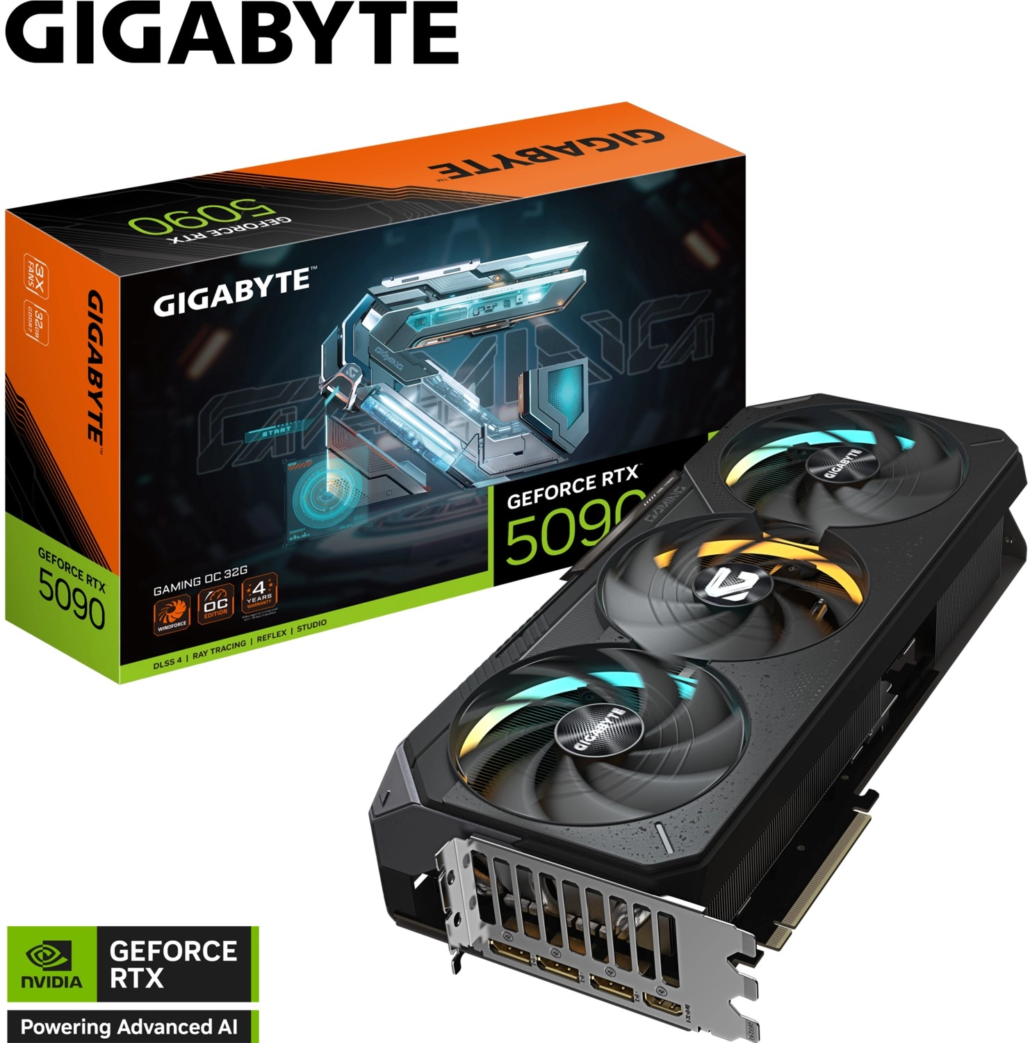 Gigabyte Vga Geforce Rtx™ 5090 Gaming Oc 32Gb, 512 Bit, Gddr7, Hdmi Ekran Kartı - Gv-N5090Gaming Oc-32Gd ürün görseli