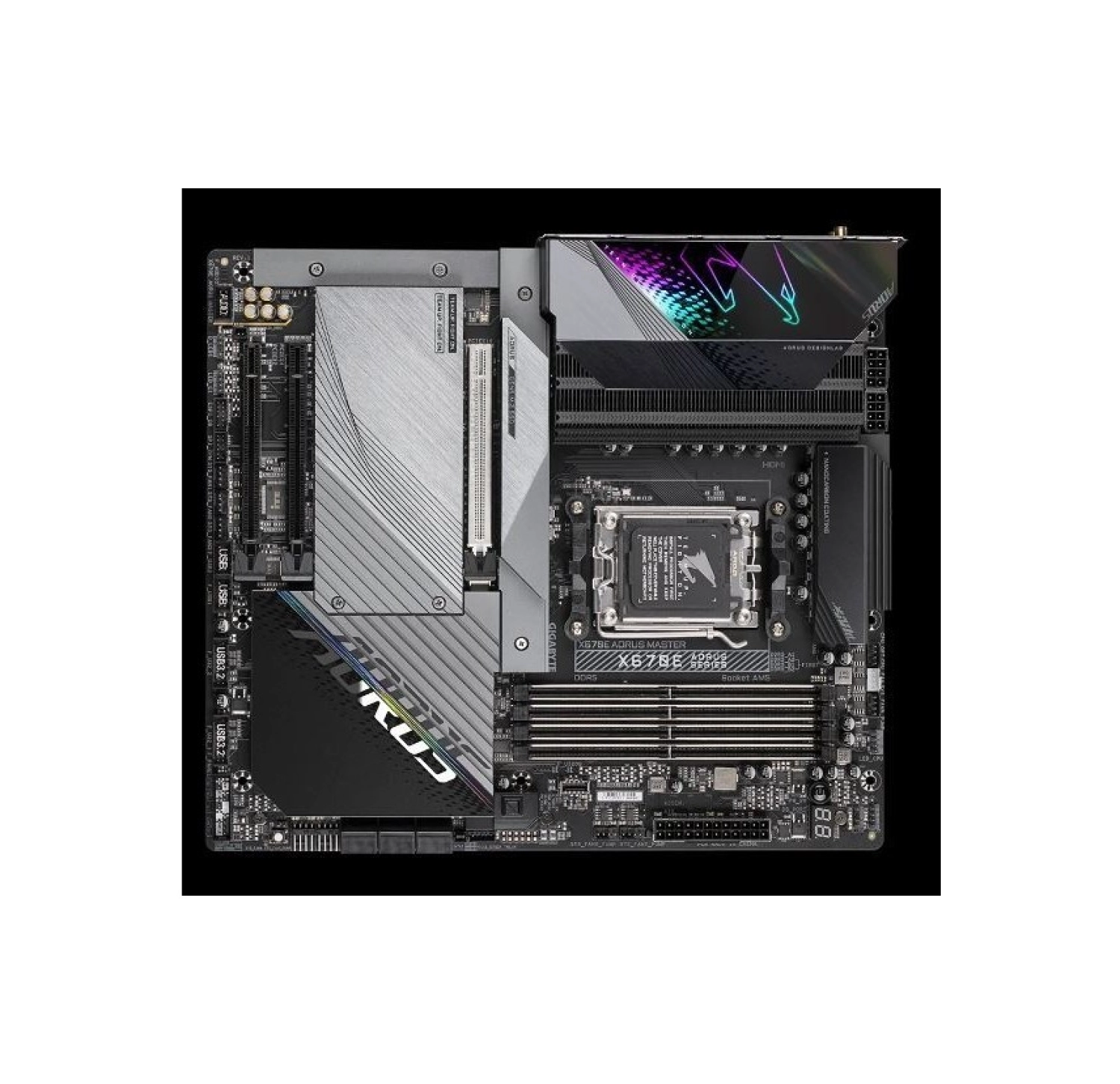 Gigabyte X670E Aorus Master Amd Am5 Ddr5 Atx Anakart - Görsel 2