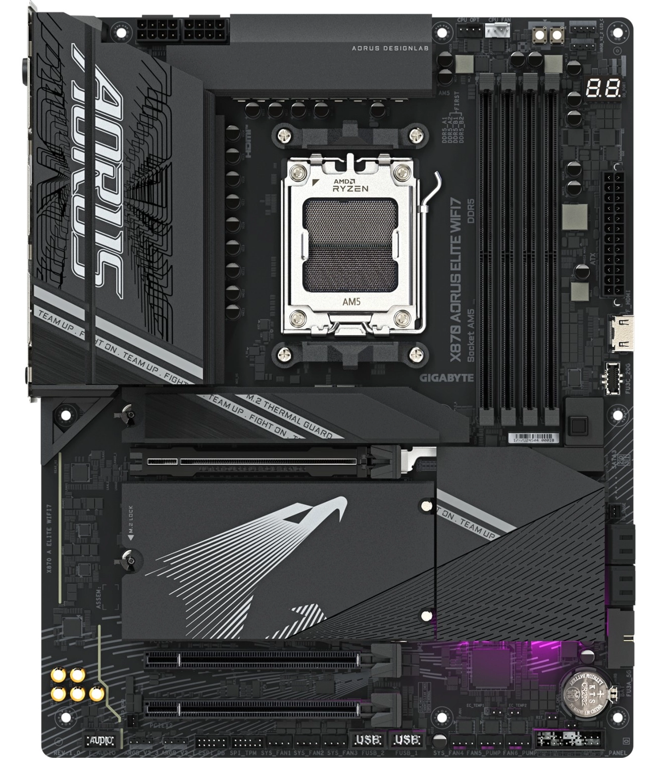 Gigabyte X870 A Elıte Wıfı7 Atx Anakart, Amd X870 Chipset, Ddr5 Bellek, Am5 Soket Tipi ürün görseli