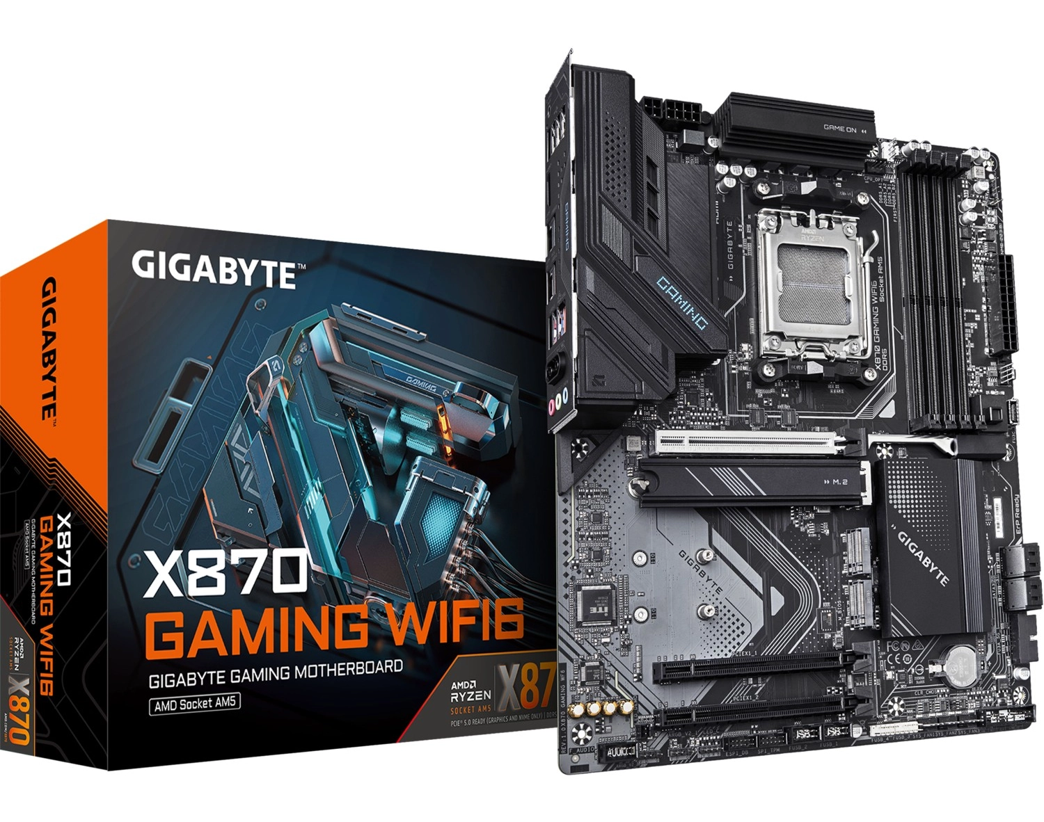 Gigabyte X870 Gaming Wf6 Atx Anakart, Amd X870 Chipset, Ddr5 Bellek, Am5 Soket Tipi - Görsel 2