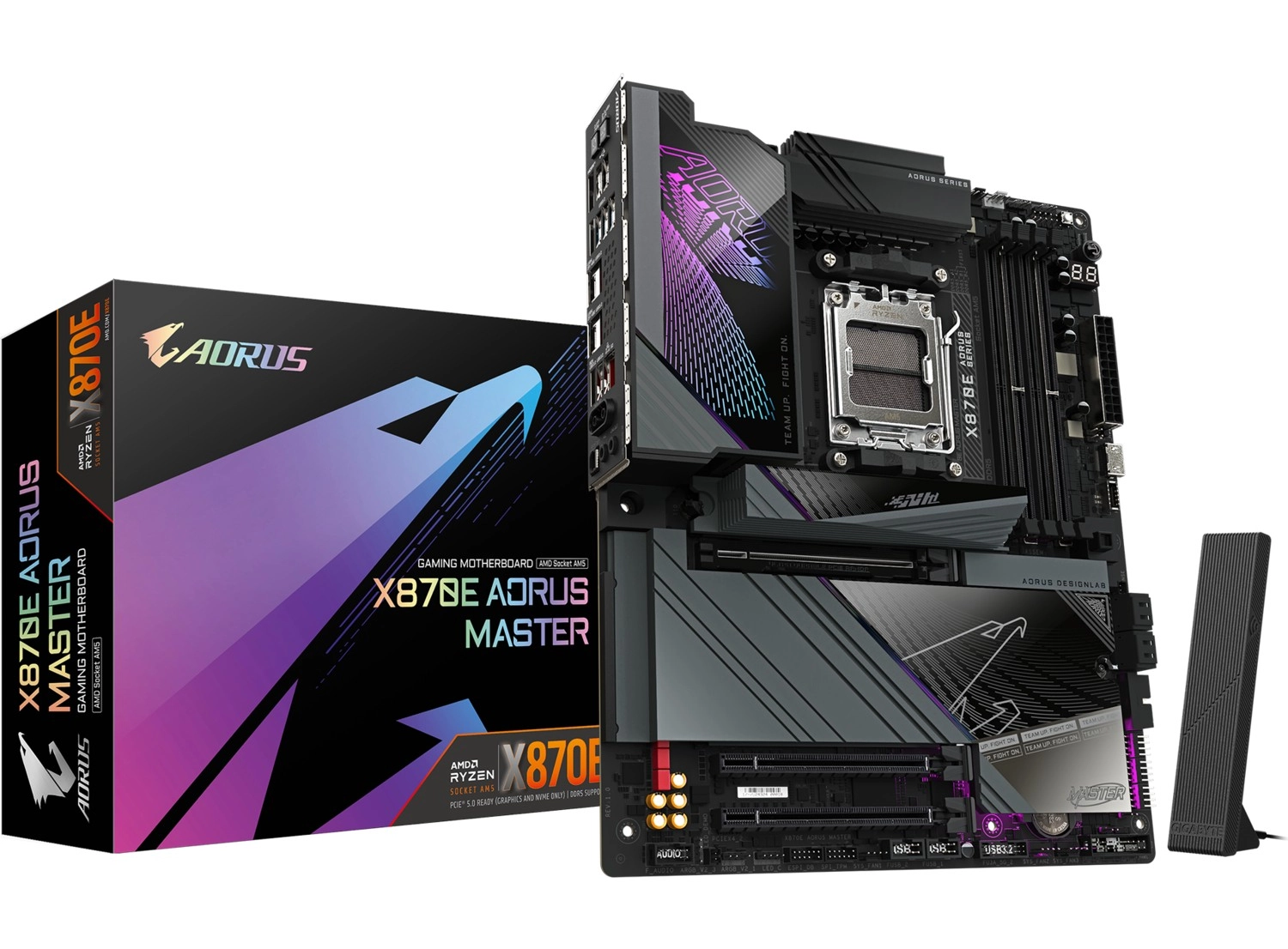 Gigabyte X870E Aorus Master Atx Anakart, Amd X870E Chipset, Ddr5 Bellek, Am5 Soket Tipi ürün görseli