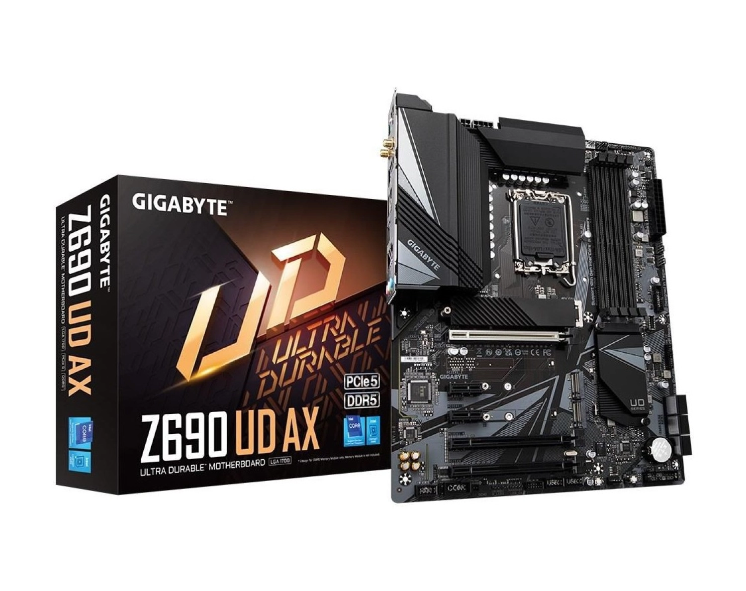 Gigabyte Z690 Ud Ax Intel Z690 6000Mhz (Oc) Ddr5 Lga1700 Atx Anakart ürün görseli