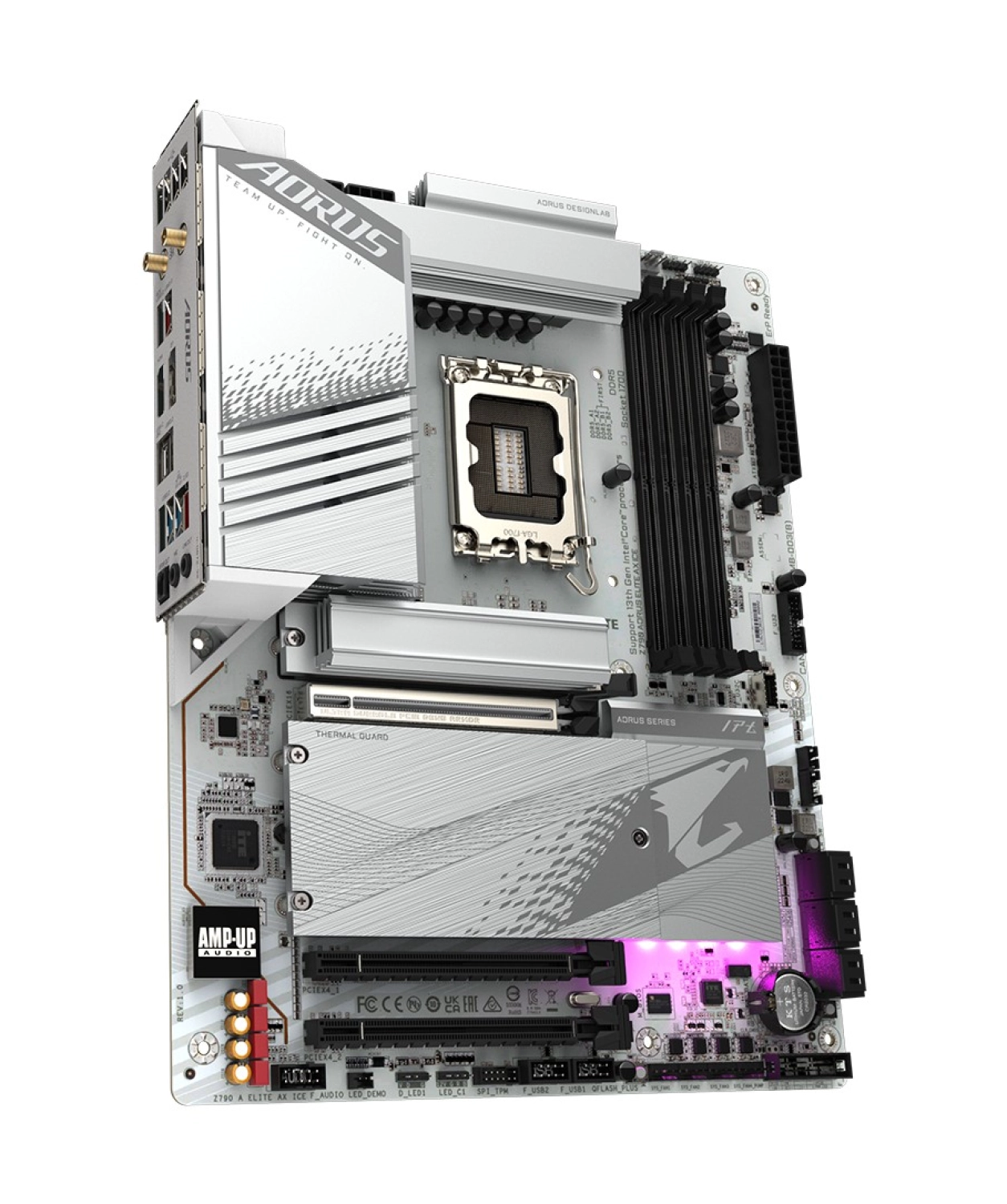 Gigabyte Z790 Aorus Elite Ax Ice Intel Z790 Ddr5 7600Mhz Atx Anakart - Görsel 4