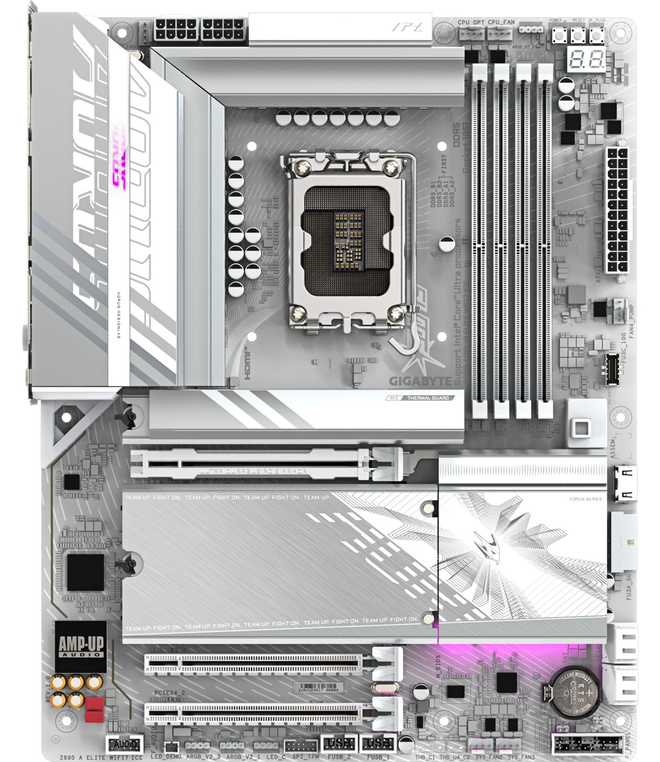 Gigabyte Z890 A Elıte Wf7 Ice Atx Anakart, Intel Z890 Chipset, Ddr5 Bellek, Lga 1851 Soket Tipi ürün görseli