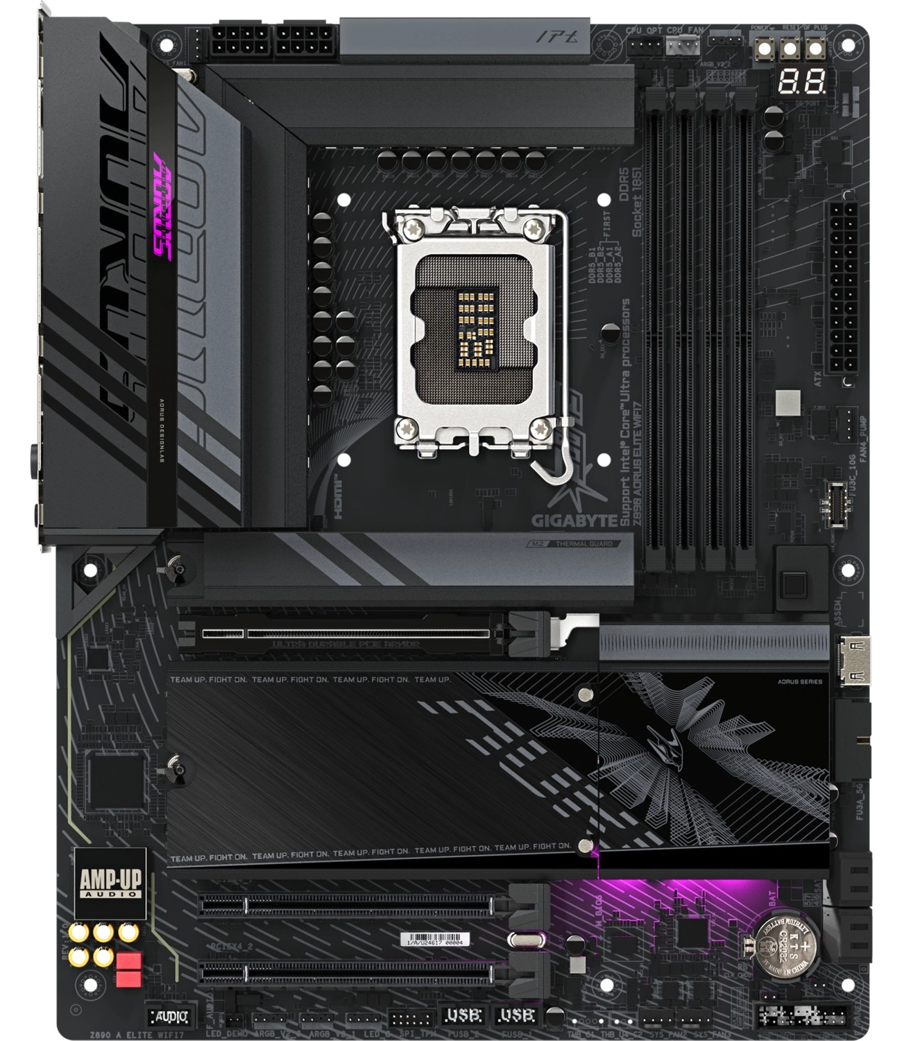 Gigabyte Z890 A Elıte Wıfı7 Atx Anakart, Intel Z890 Chipset, Ddr5 Bellek, Lga 1851 Soket Tipi ürün görseli