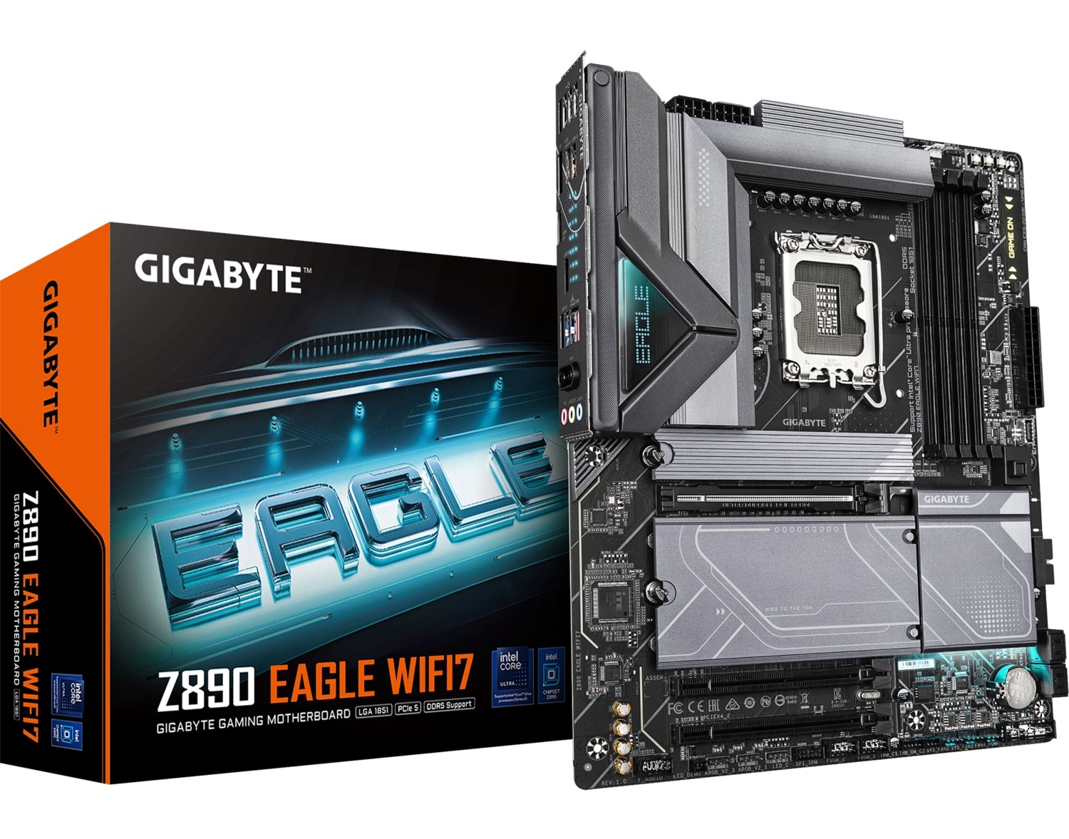 Gigabyte Z890 Eagle Wifi7 8000 Mhz Ddr5 Atx Lga1851 Anakart - Görsel 2