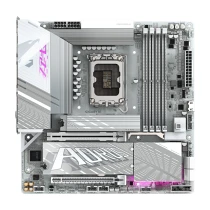 Gigabyte Z890M A Elıte Wf7 Ice Micro Atx Anakart, Intel Z890 Chipset, Ddr5 Bellek, Lga 1851 Soket Tipi