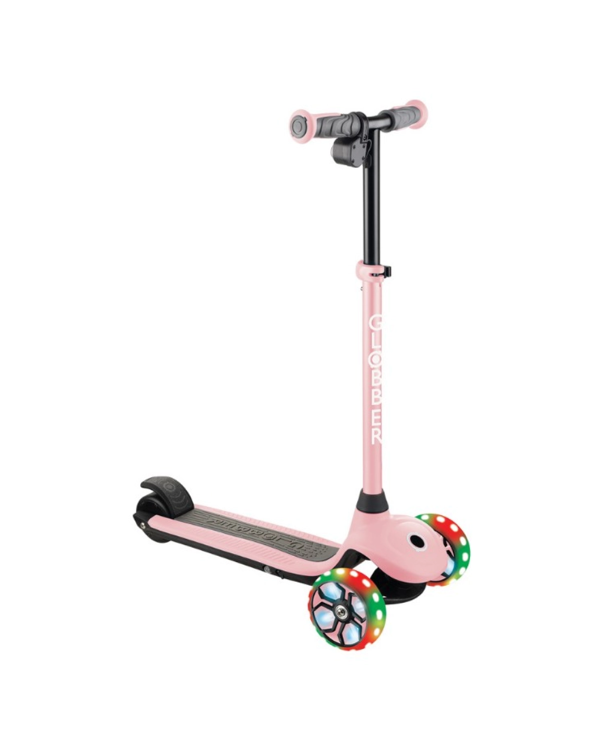 Globber One K E-Motion 4 Plus - Işıklı Elektrikli Scooter - Pastel Pembe ürün görseli
