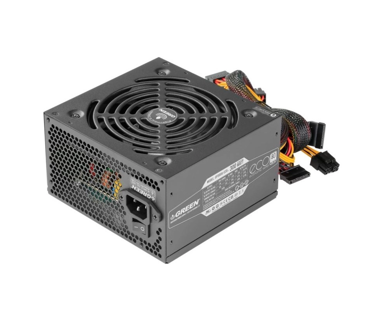 Green Gp300A-Eco Rev3.1 300W 80+ Power Supply Pc Güç Kaynağı ürün görseli