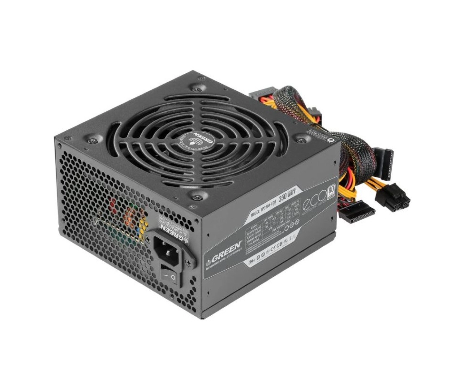 Green Gp350A-Eco 350W 80+ Power Supply Pc Güç Kaynağı - Görsel 2