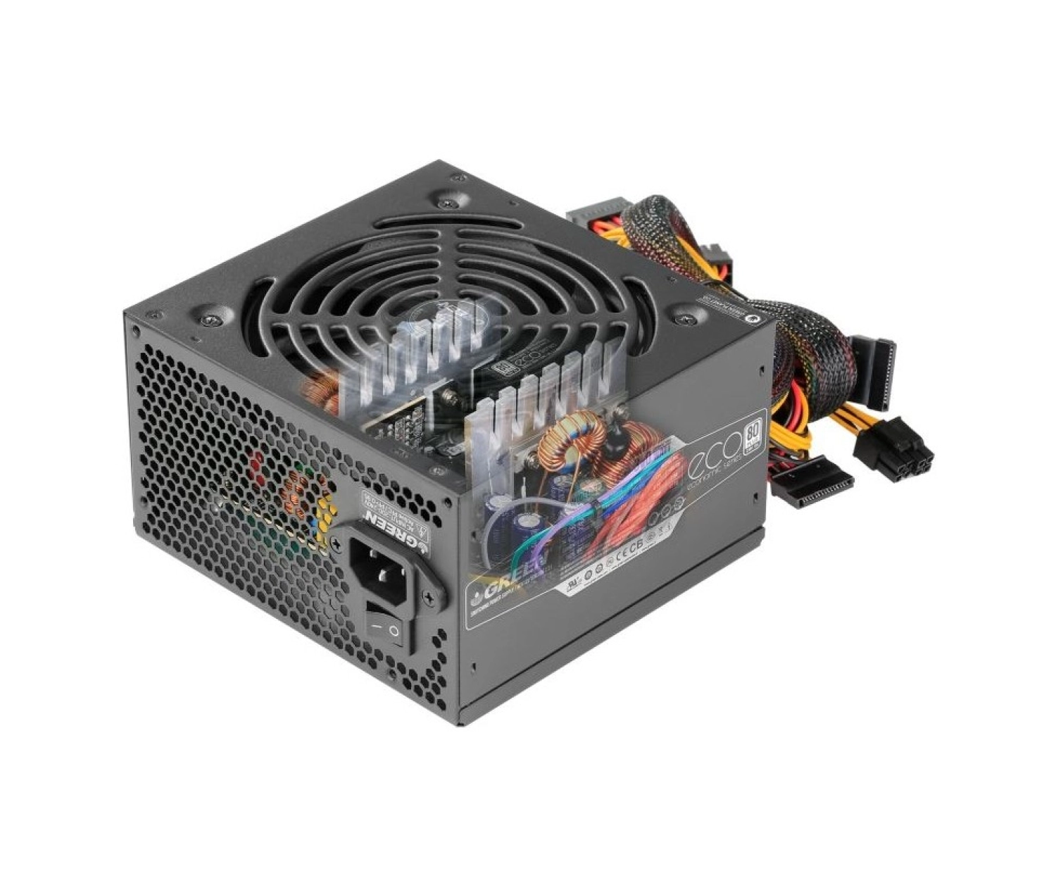 Green Gp350A-Eco 350W 80+ Power Supply Pc Güç Kaynağı ürün görseli
