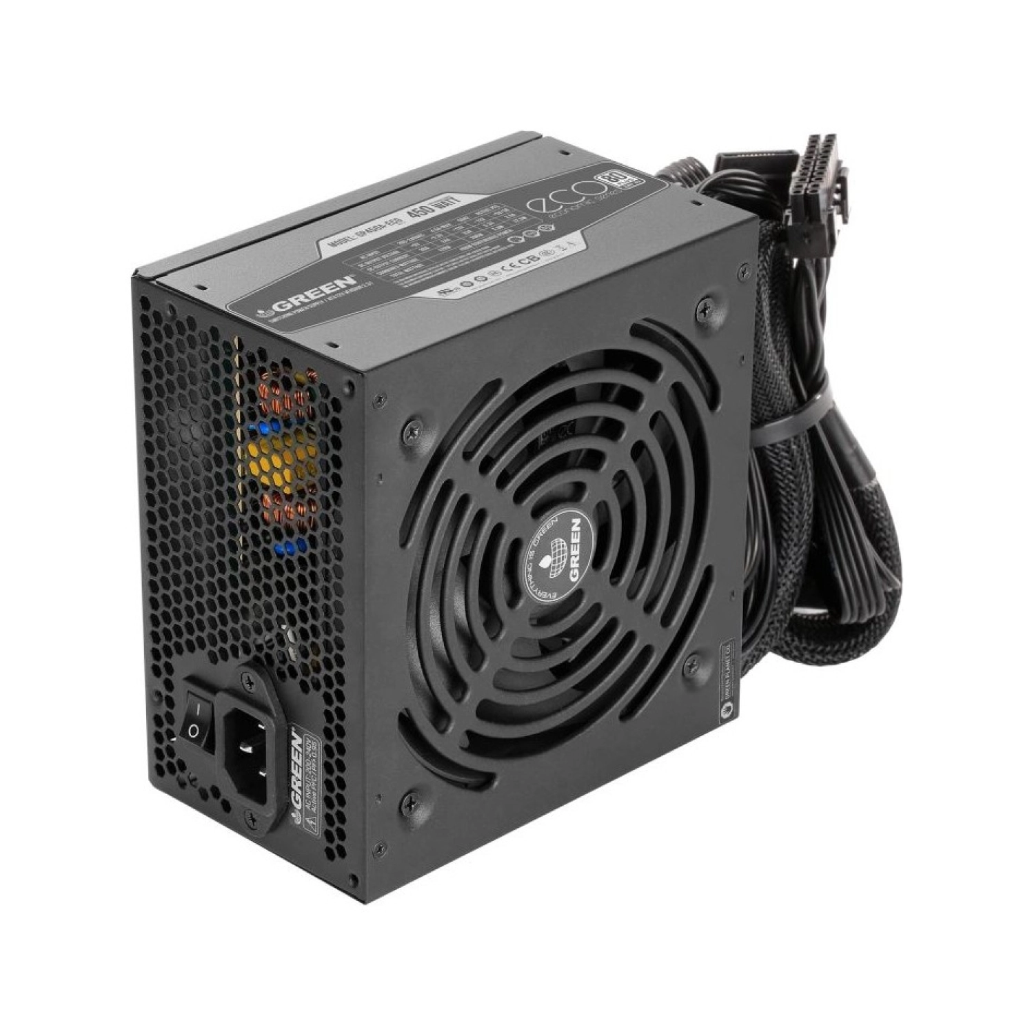 Green Gp450A-Eco Rev3.1 450W 80+ Power Supply Pc Güç Kaynağı - Görsel 4