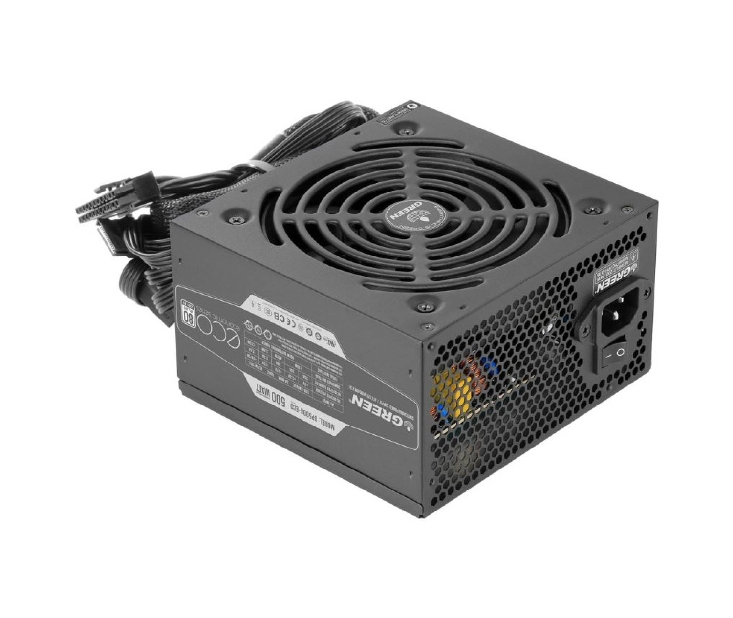 Green Gp500A-Eco Rev3.1 500W 80+ Power Supply Pc Güç Kaynağı - Görsel 3